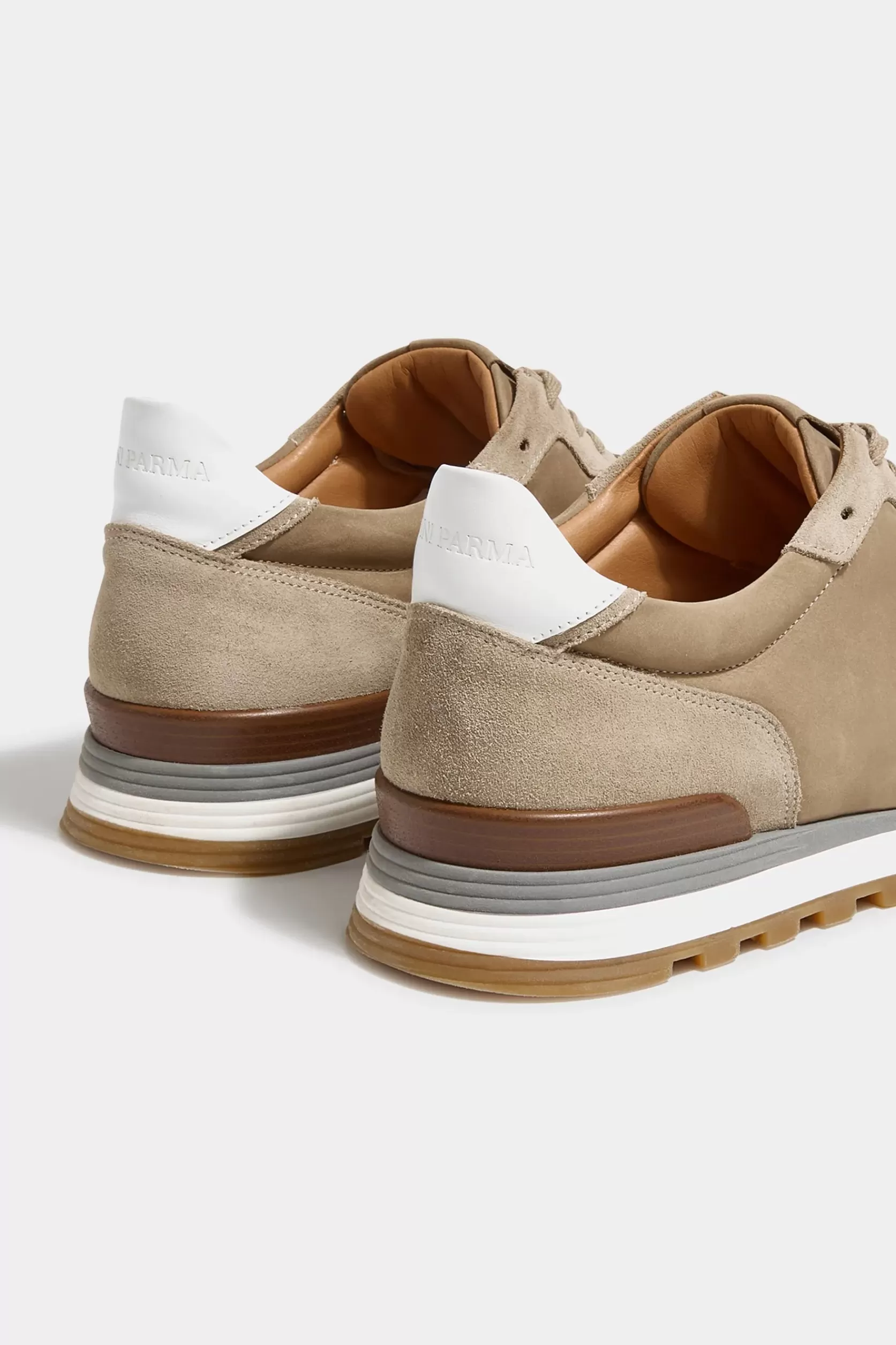 Baskets En Nabuk Et Daim s - Made In Italy>Pini Parma Cheap