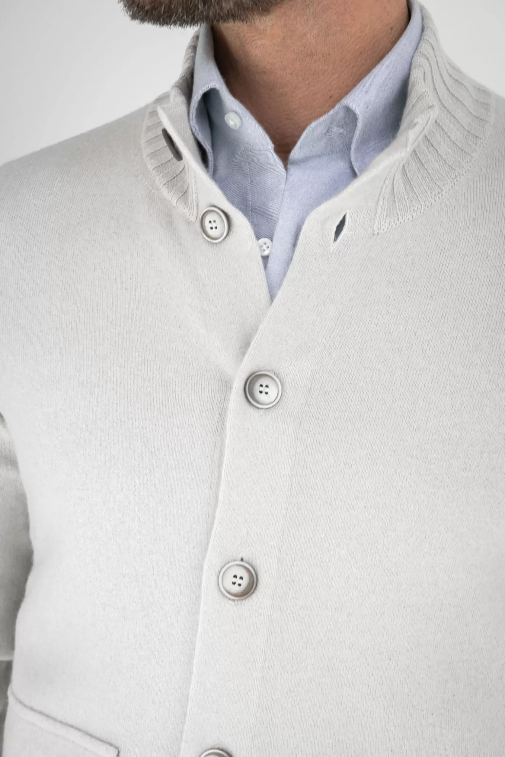 Bomber Tricoté En Cachemire – Made In Italy>Pini Parma Shop