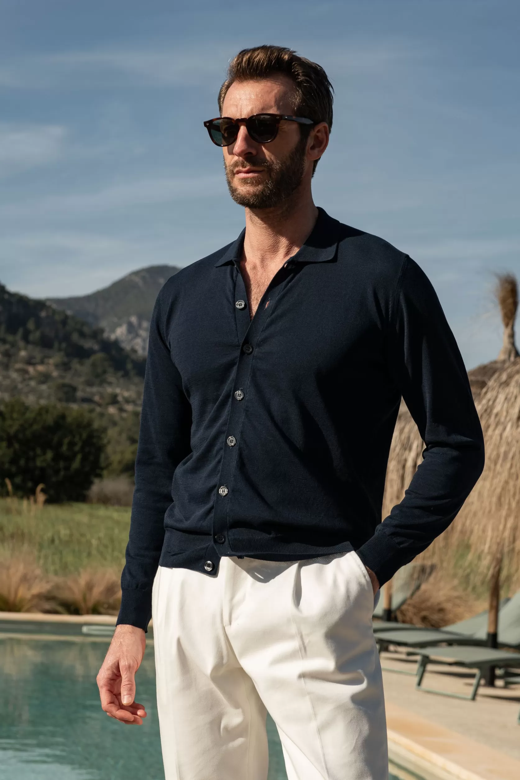 Cardigan Polo - Made In Italy>Pini Parma Store