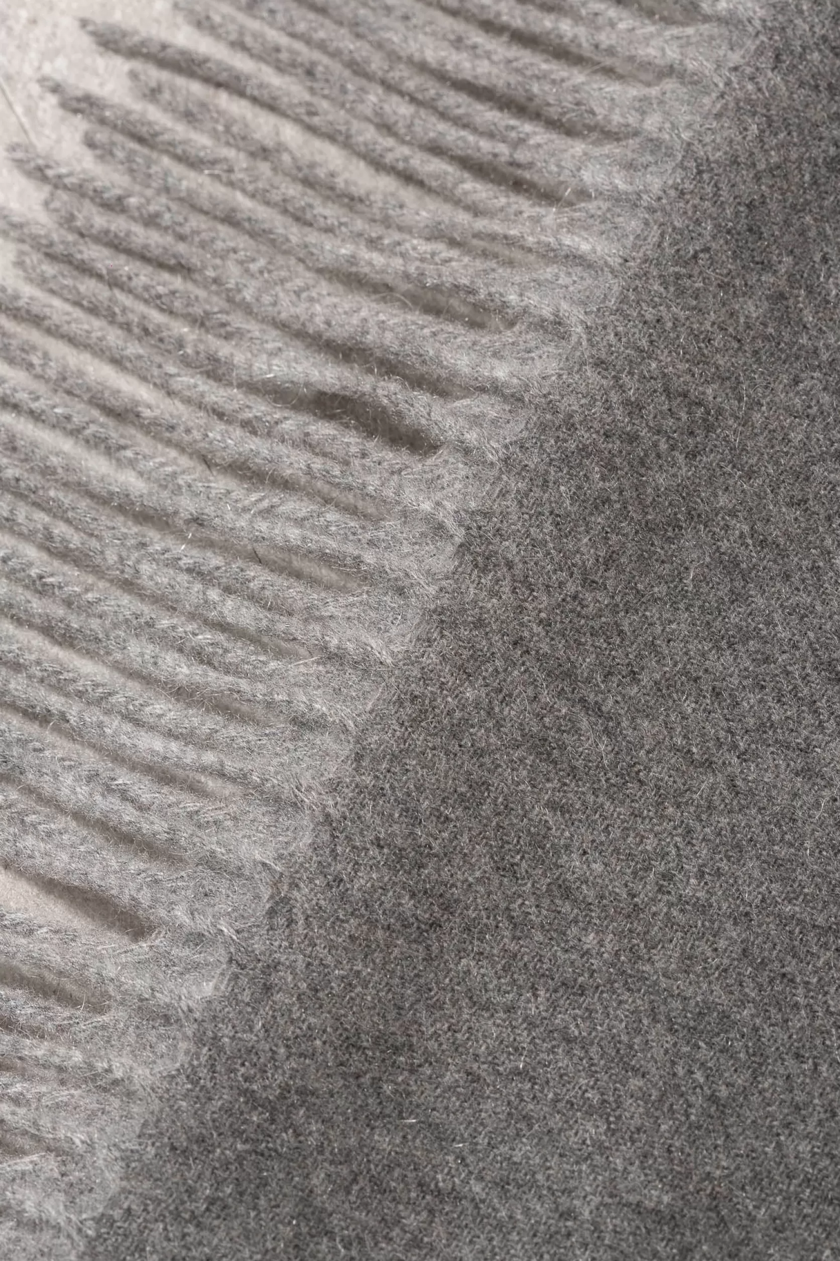 Écharpe En Cachemire Gris - Made In Italy>Pini Parma Online