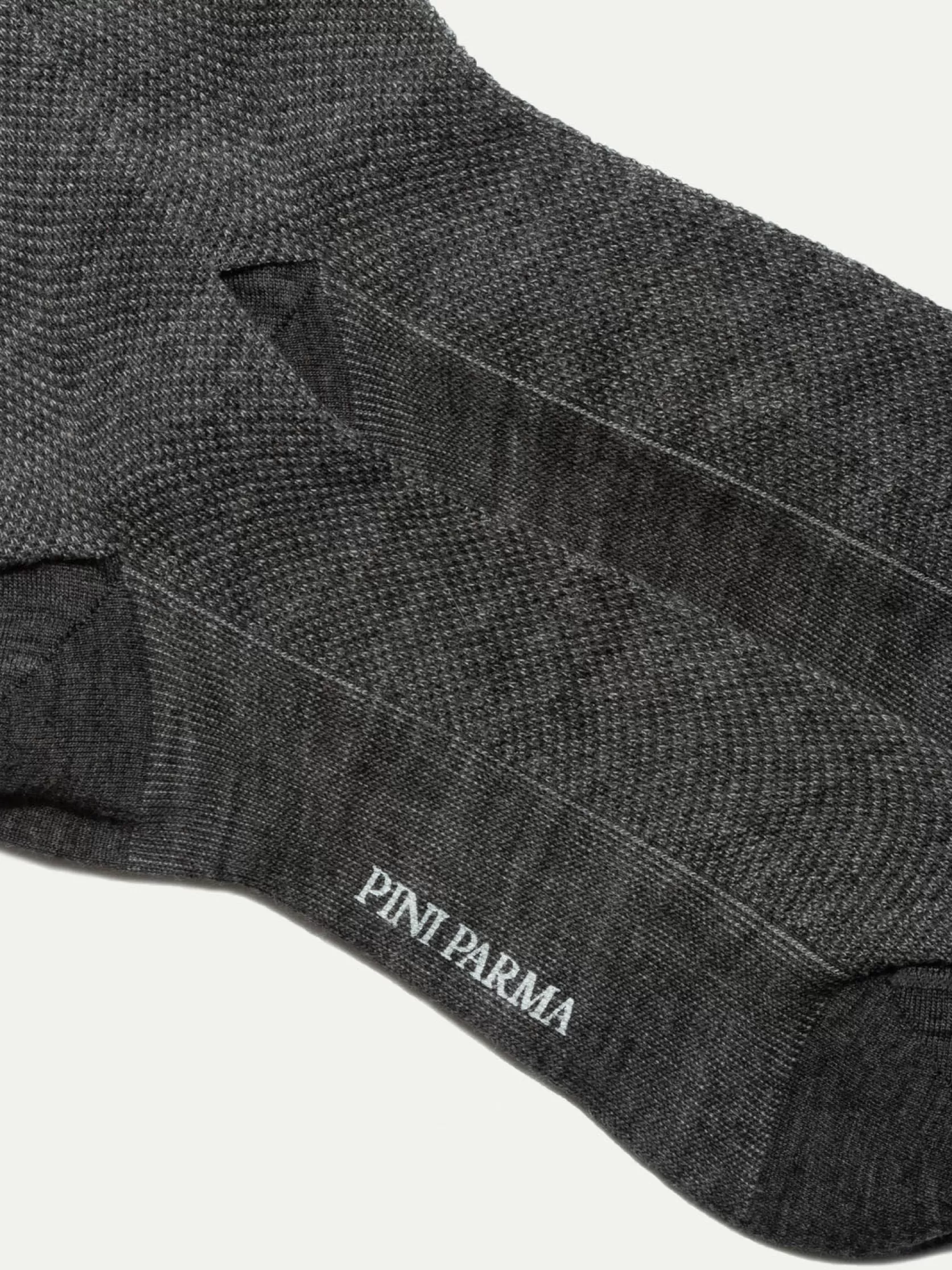 Chaussettes Courtes Fantaisie Micro Grises - Made In Italy>Pini Parma Flash Sale