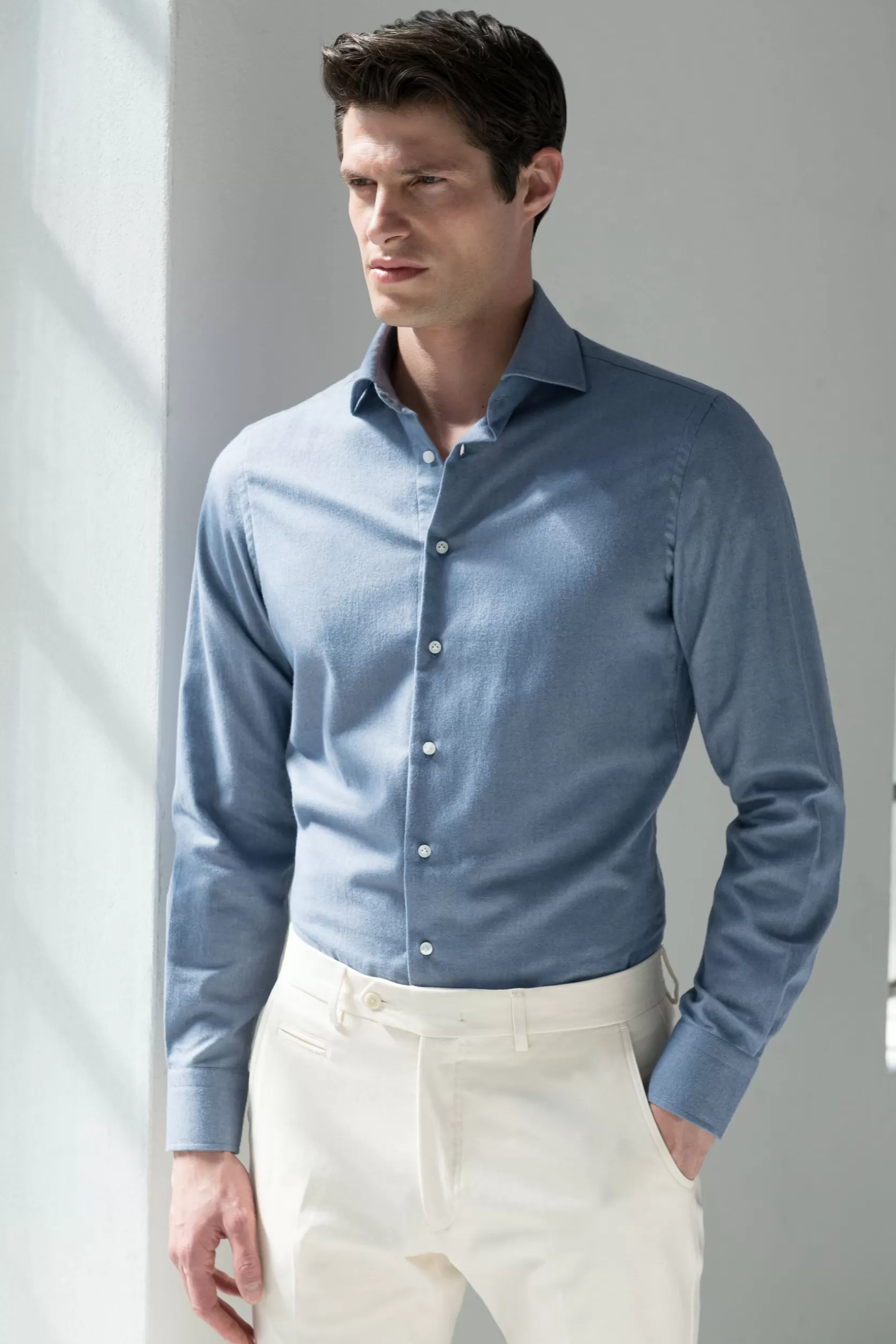 Chemise Avio Au Toucher Chaud - Made In Italy>Pini Parma Sale
