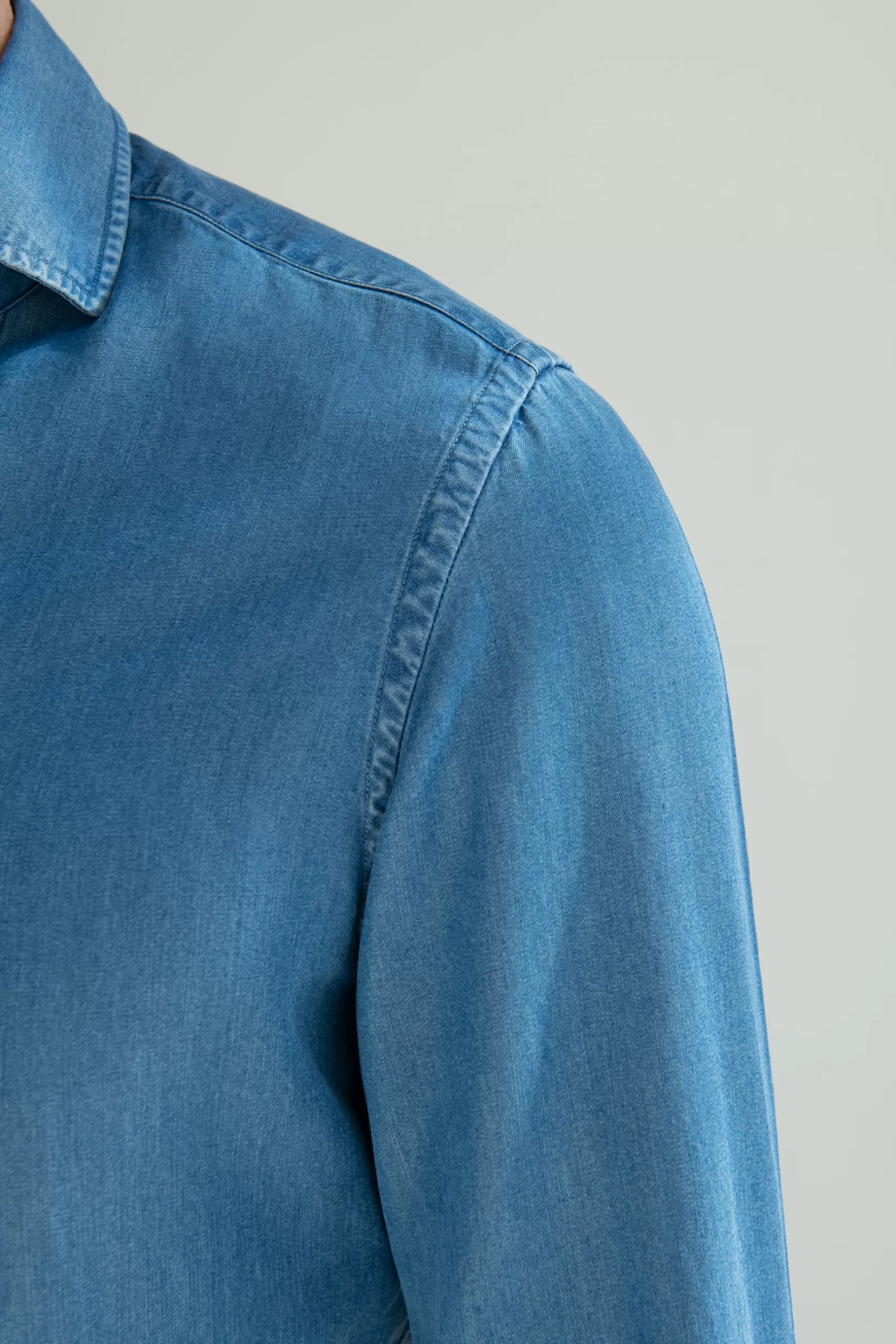 Chemise En Denim - Made In Italy>Pini Parma Shop