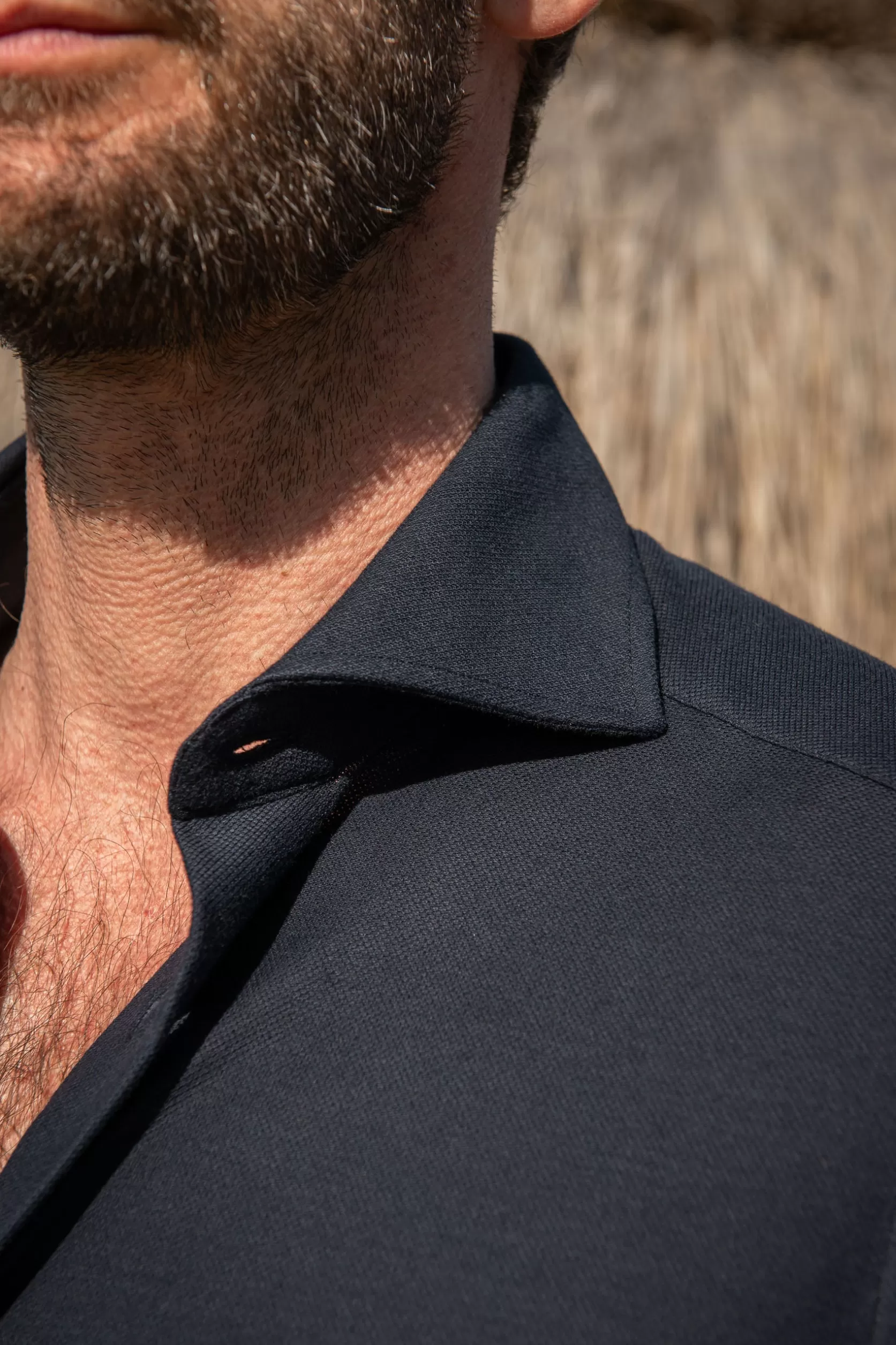 Chemise En Jersey Bleu - Made In Italy>Pini Parma Best Sale