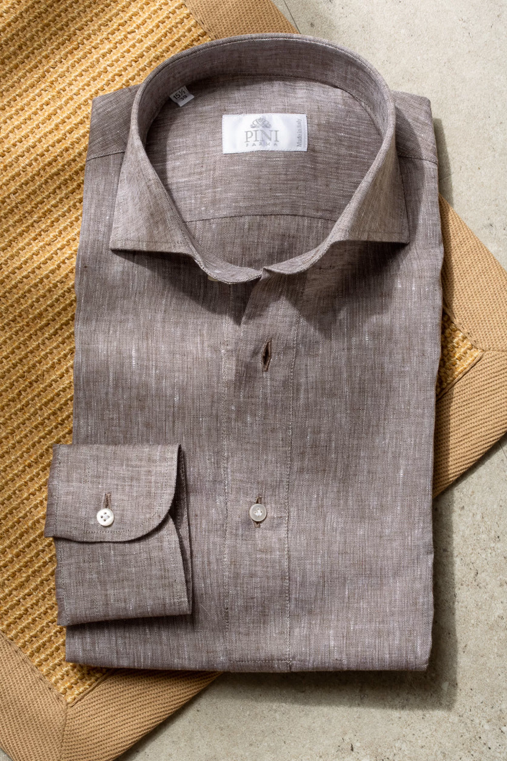 Chemise En Lin Du Désert - Made In Italy>Pini Parma Fashion