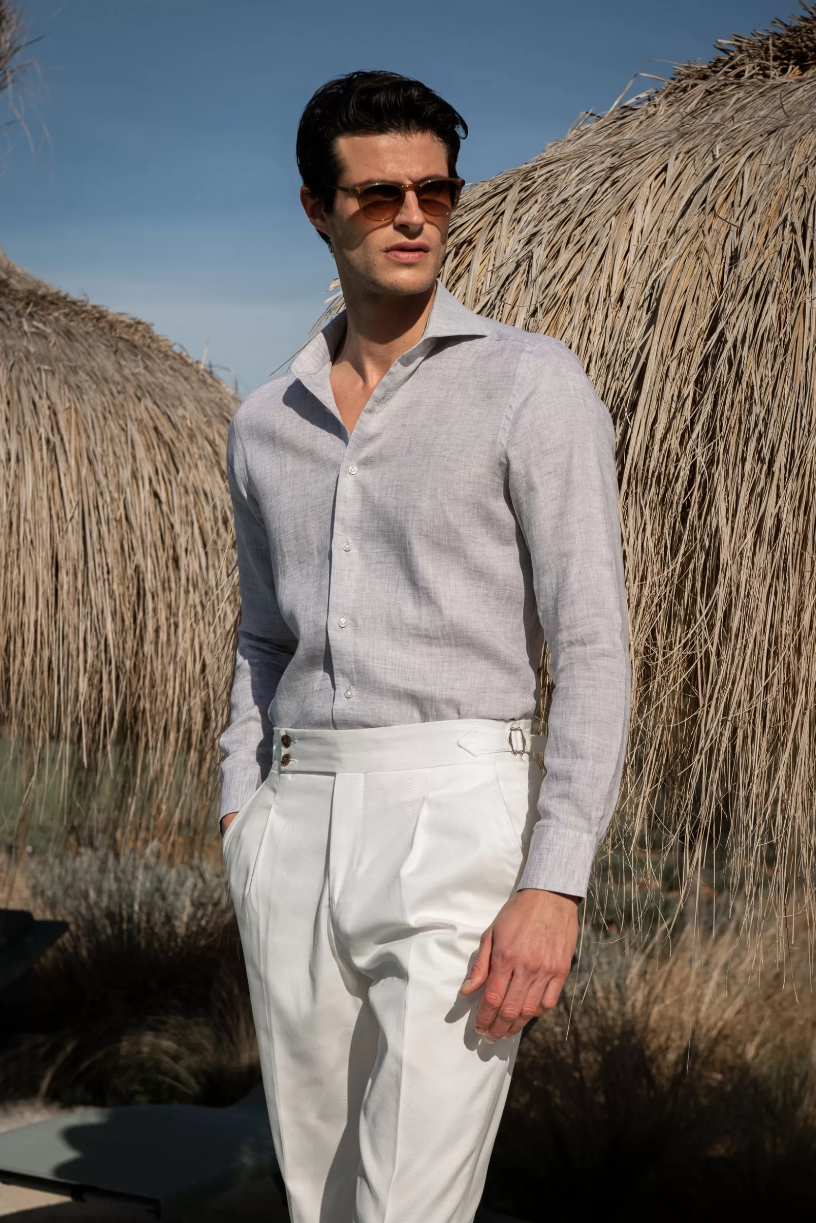 Chemise En Lin - Made In Italy>Pini Parma Cheap