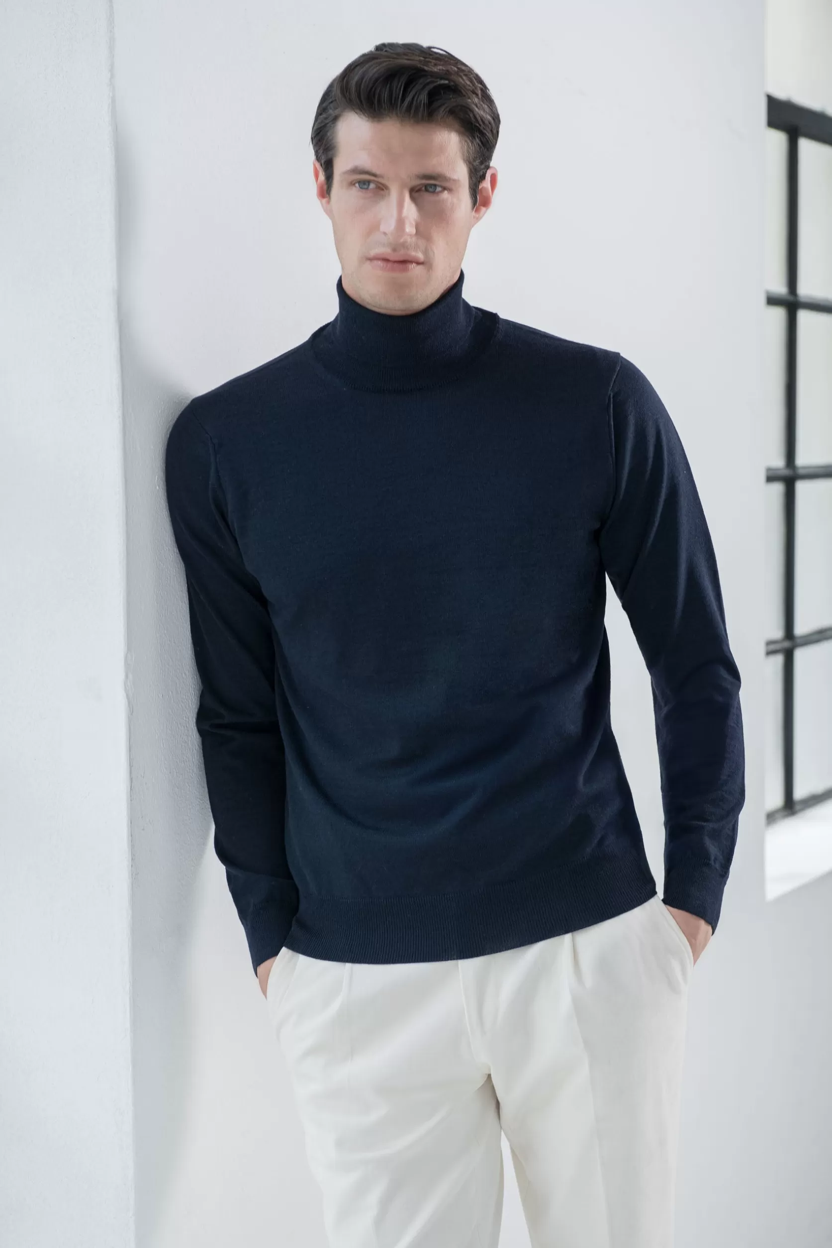 Col Roulé En Laine Mérinos e – Made In Italy>Pini Parma Shop
