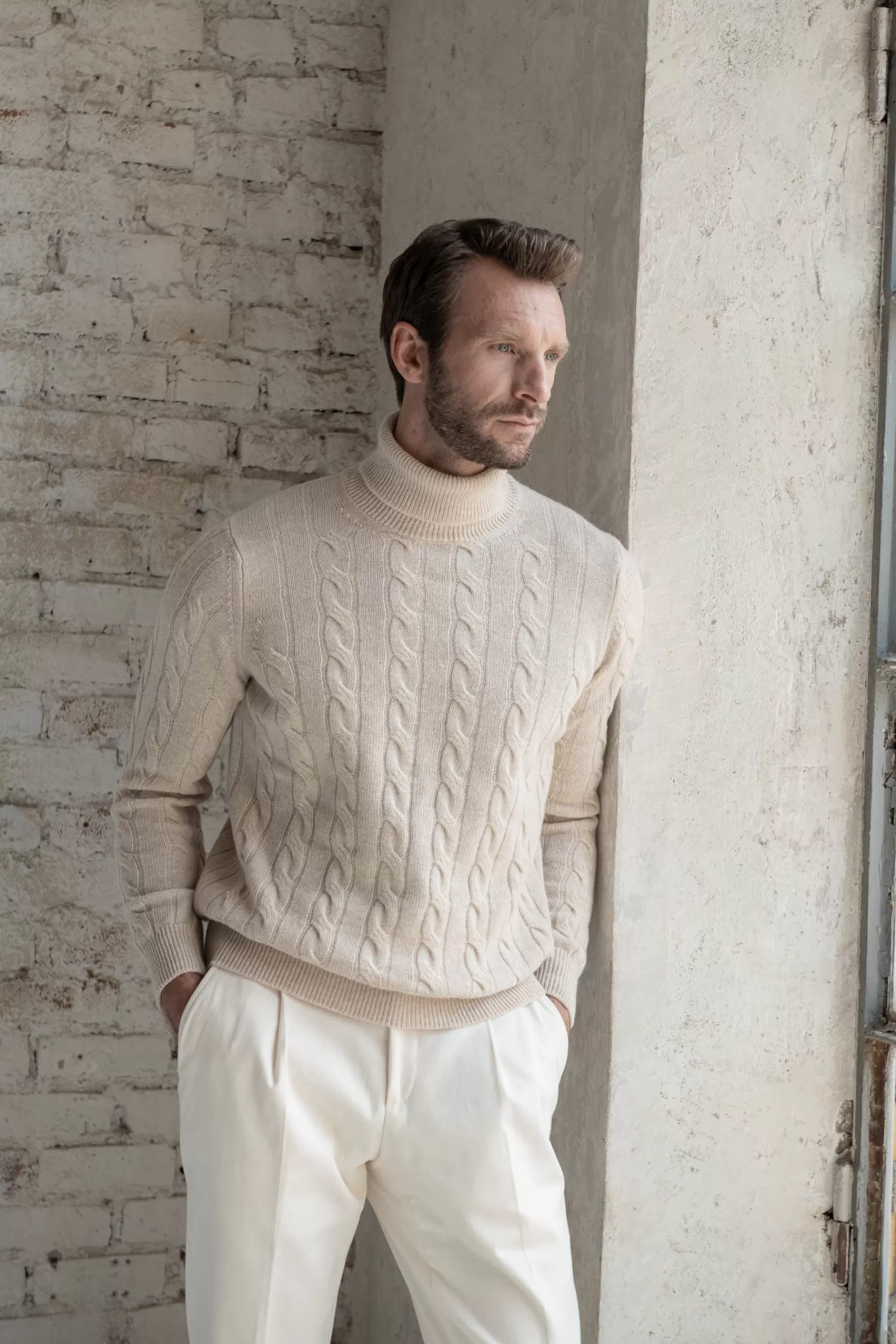 Col Roulé Sable – Made In Italy>Pini Parma Cheap