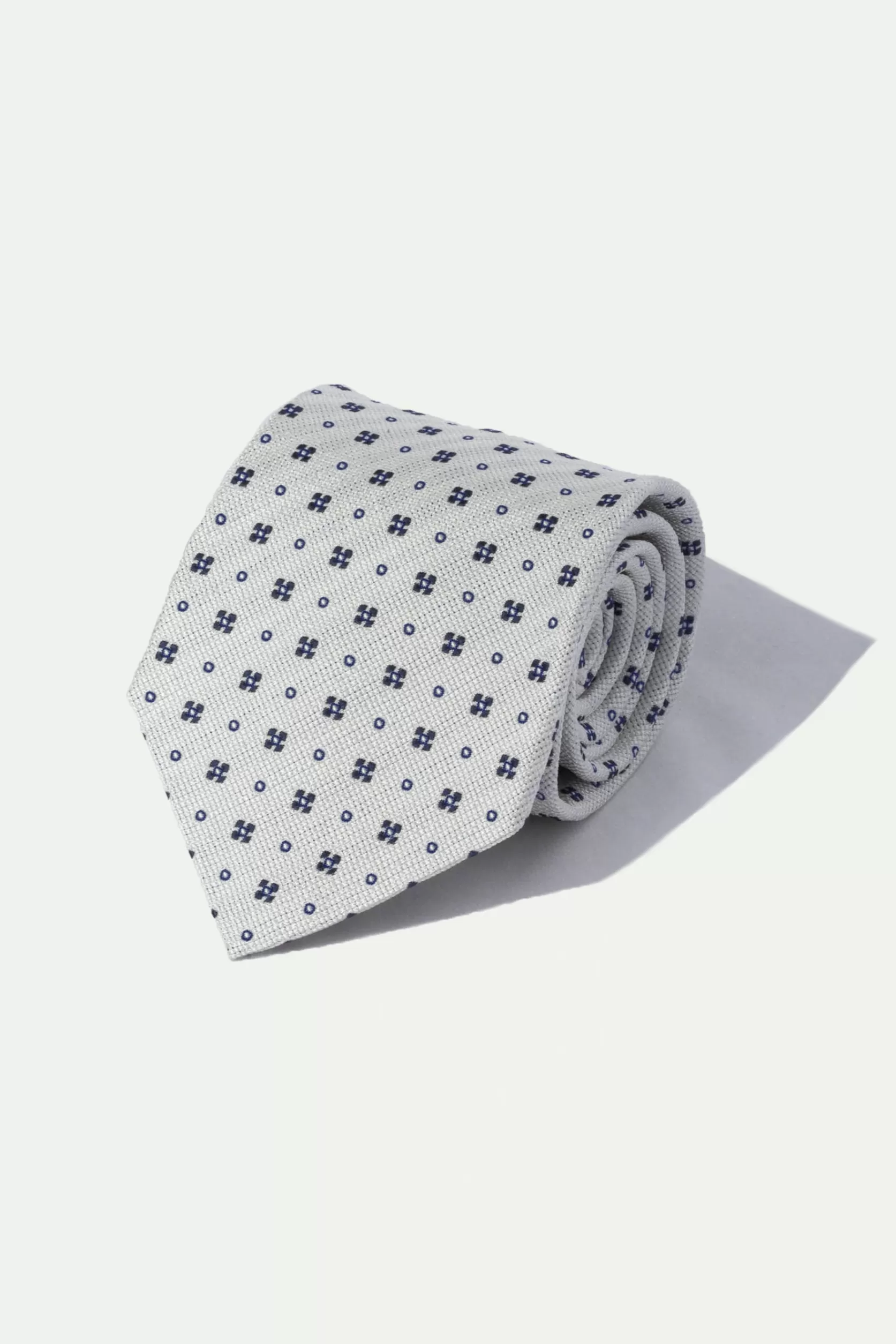 Cravate En Soie Jacquard ée - Made In Italy>Pini Parma New