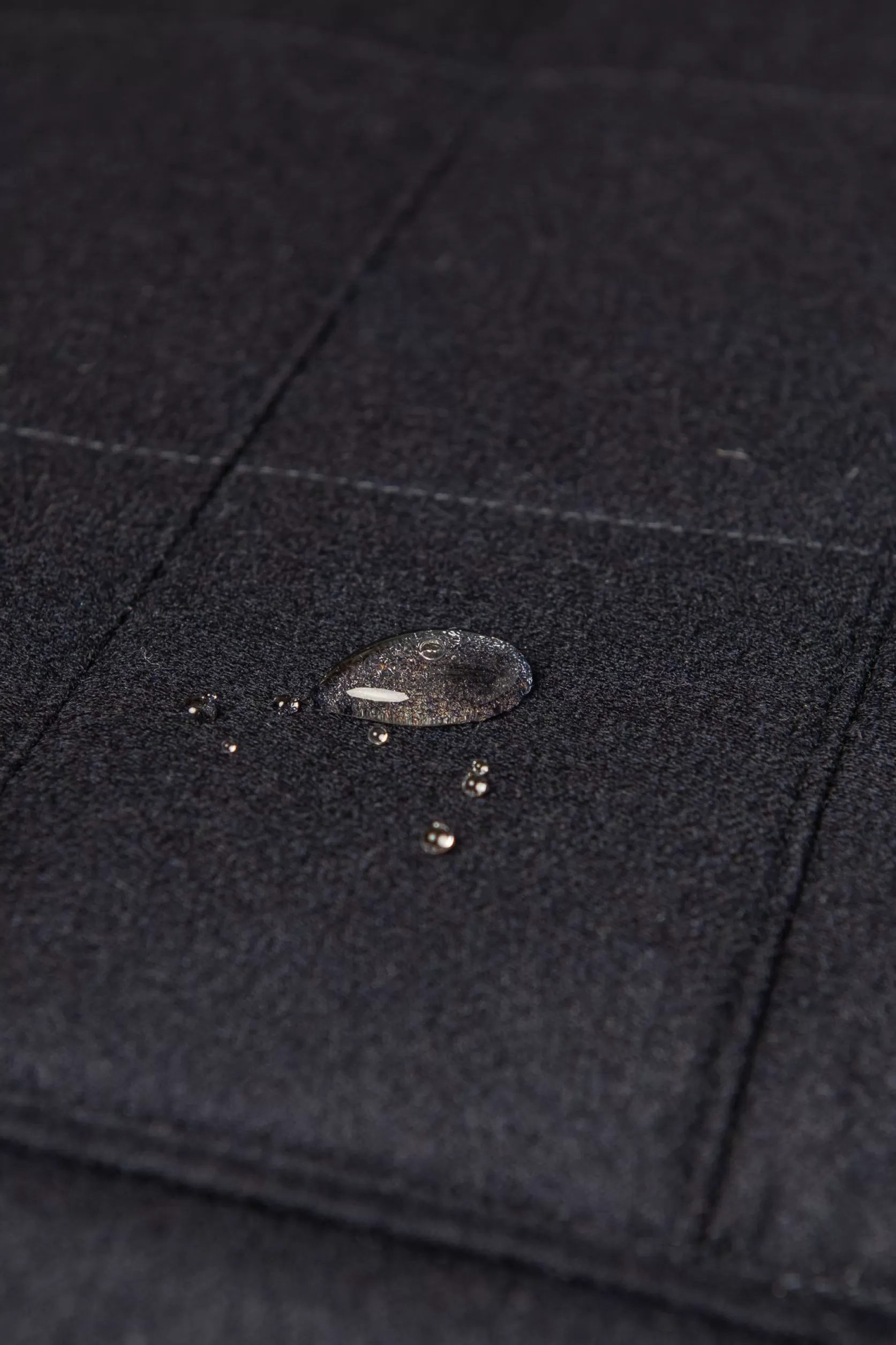 Doudoune Bleue En Laine Et Cachemire Loro Piana Avec Rain System® – Made In Italy>Pini Parma Store