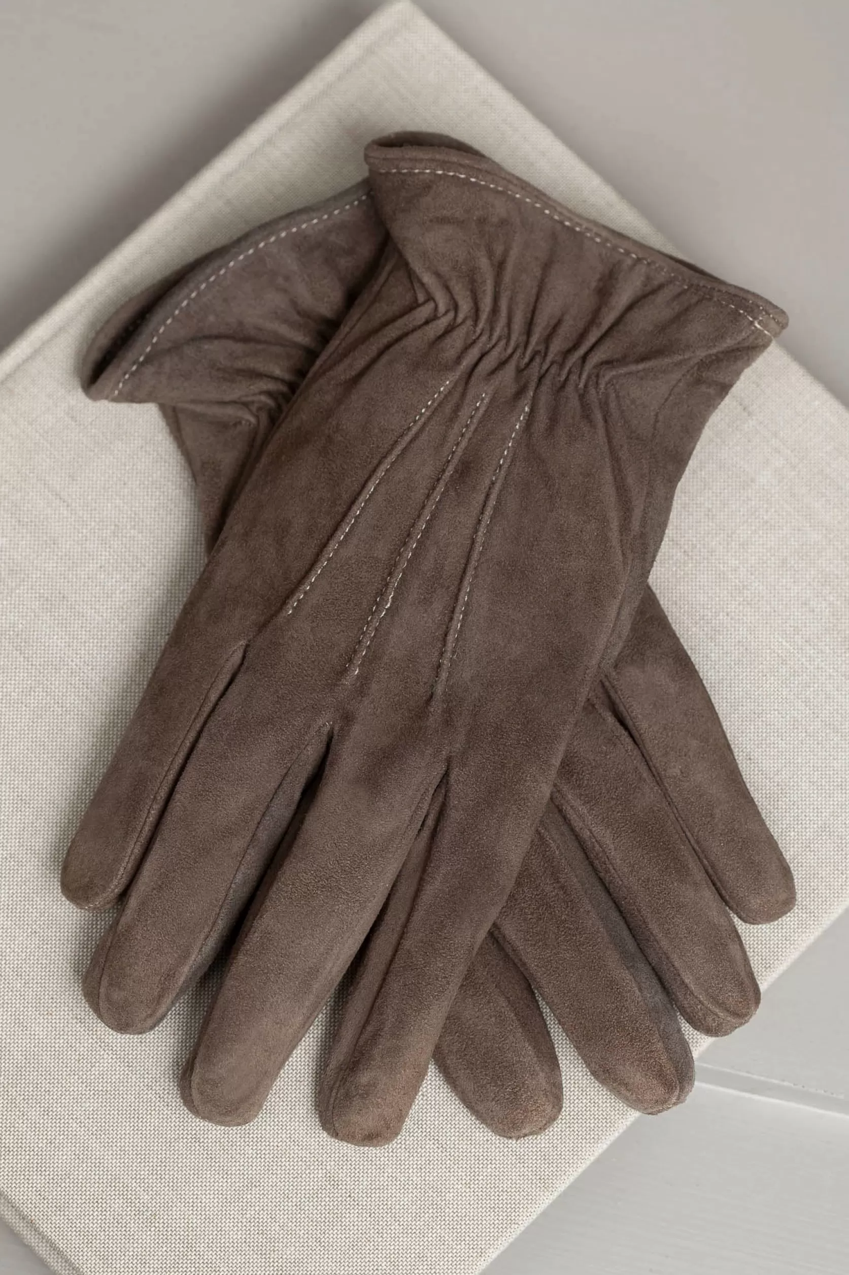 Gants En Daim Doublés De Cachemire - Made In Italy>Pini Parma Online