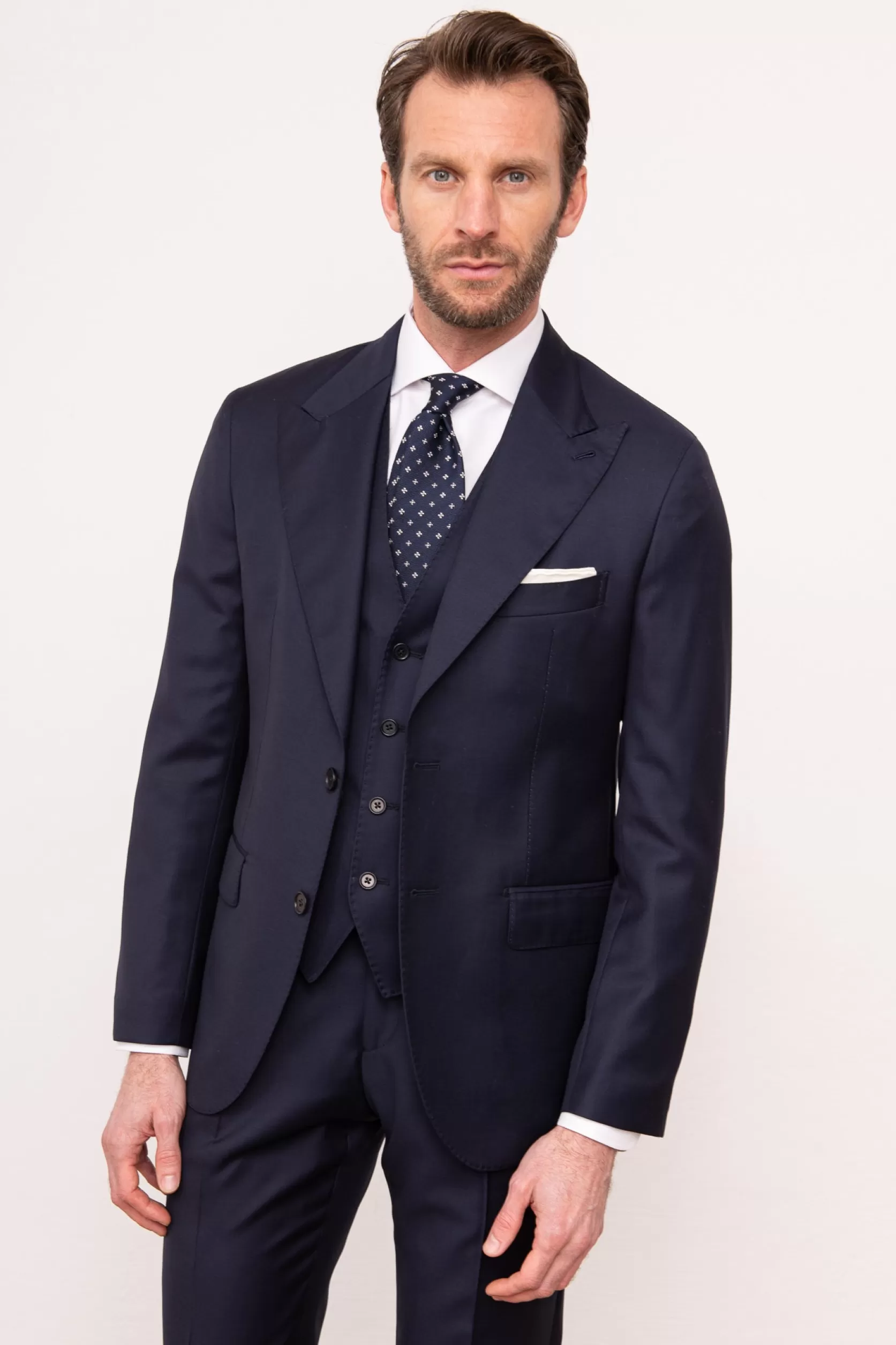 Gilet Bleu - Made In Italy>Pini Parma Discount