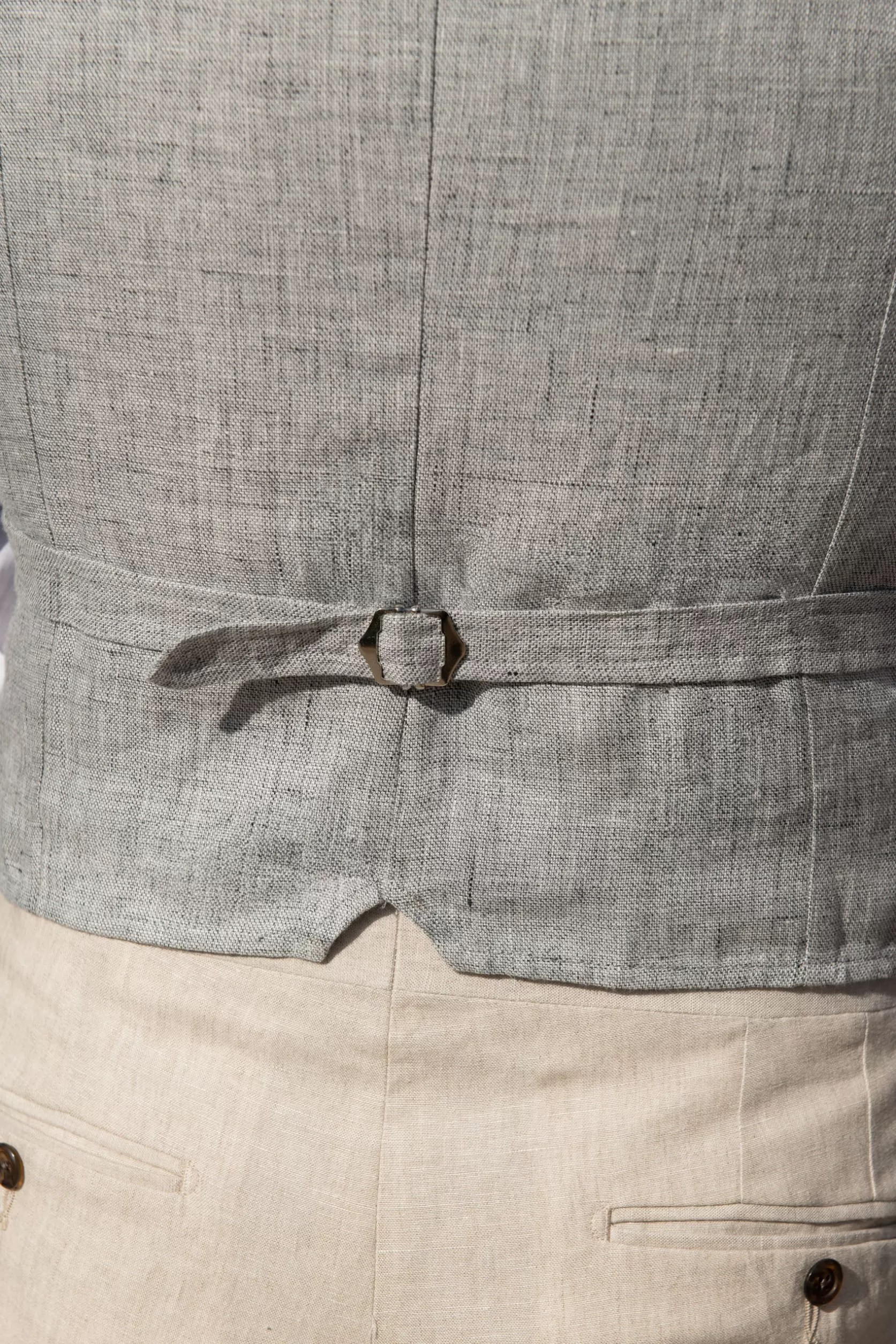 Gilet En Lin - Made In Italy>Pini Parma Shop