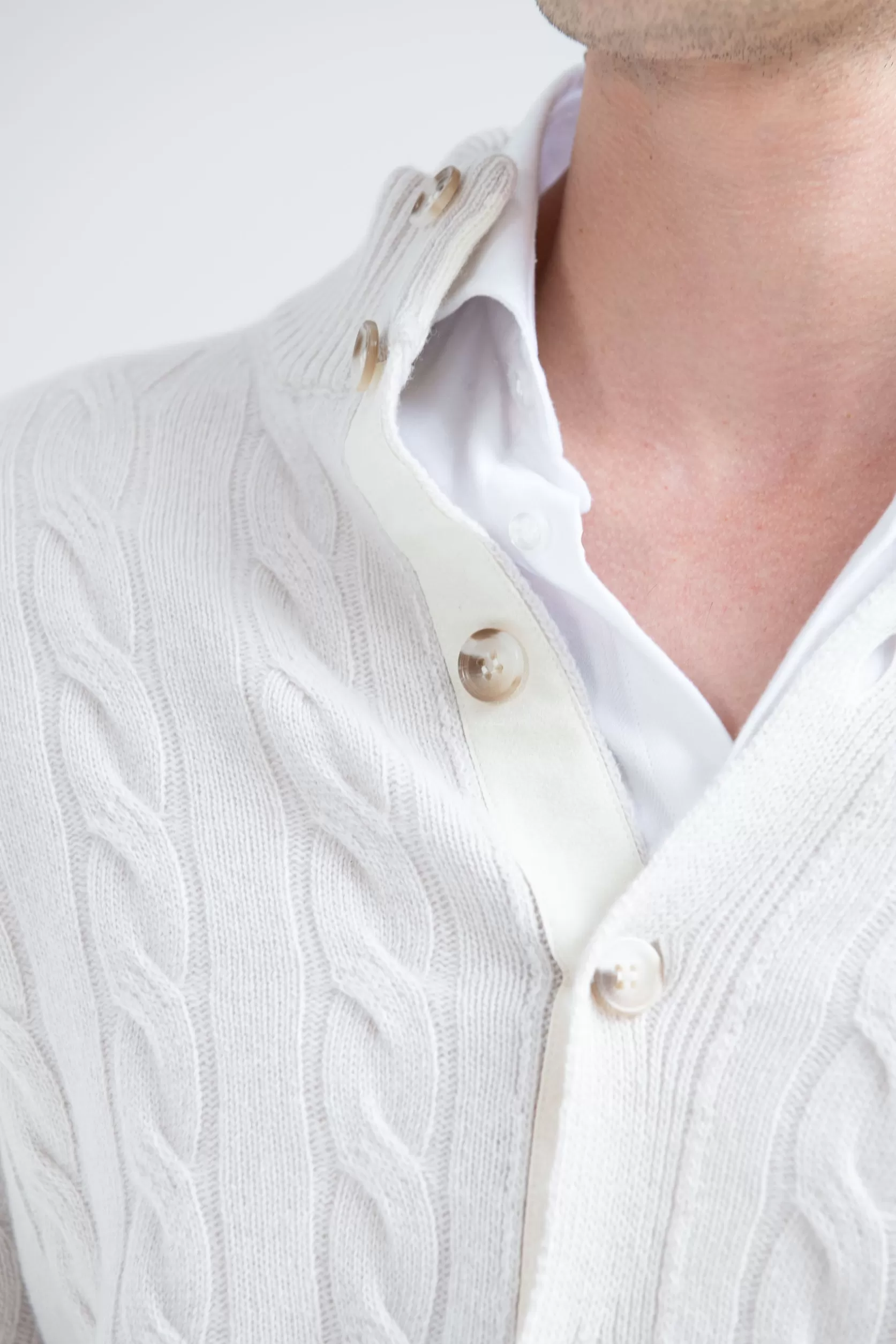 Gilet En Maille Torsadée – Made In Italy>Pini Parma Store