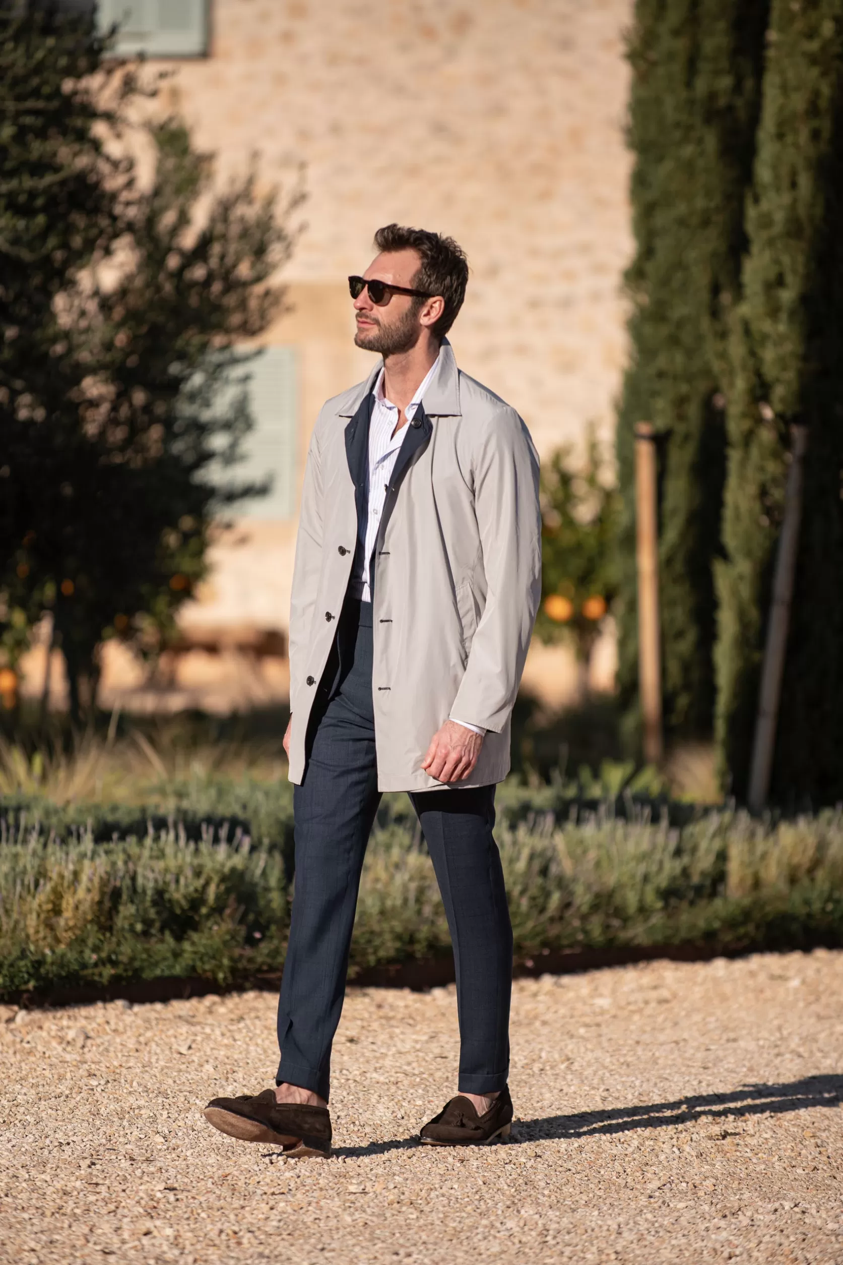 Imperméable Réversible Et Gris - Made In Italy>Pini Parma Best