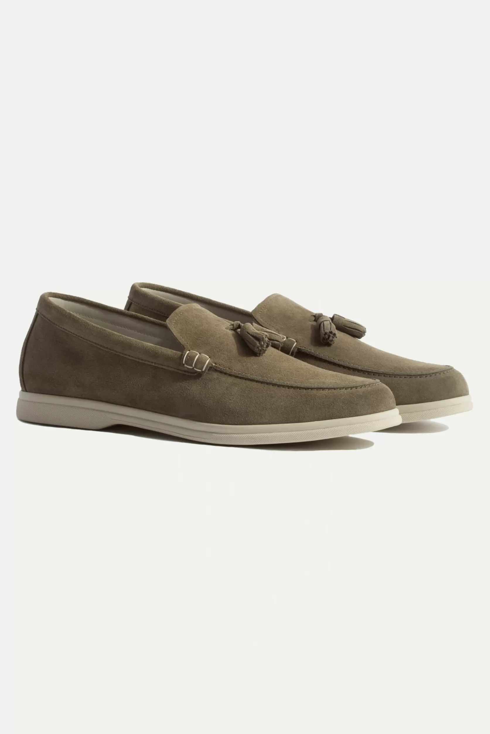 Mocassins à Pampilles En Daim - Fabriqués En Italie>Pini Parma Discount