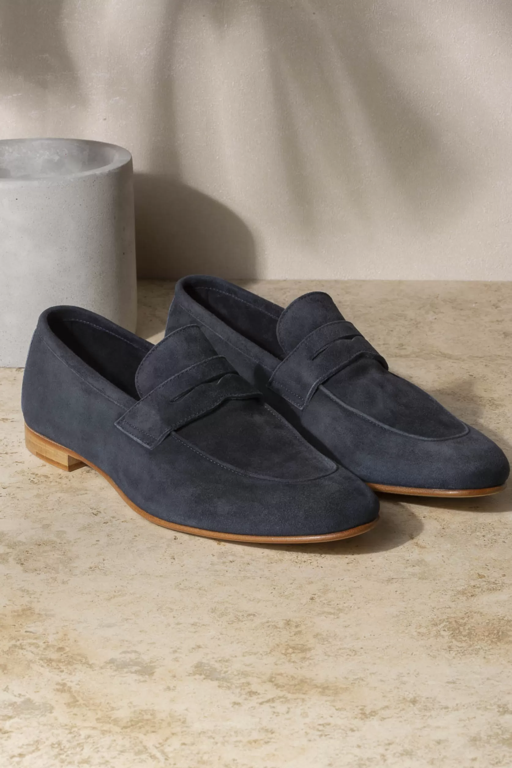 Mocassins Souples Bleus - Made In Italy>Pini Parma Cheap