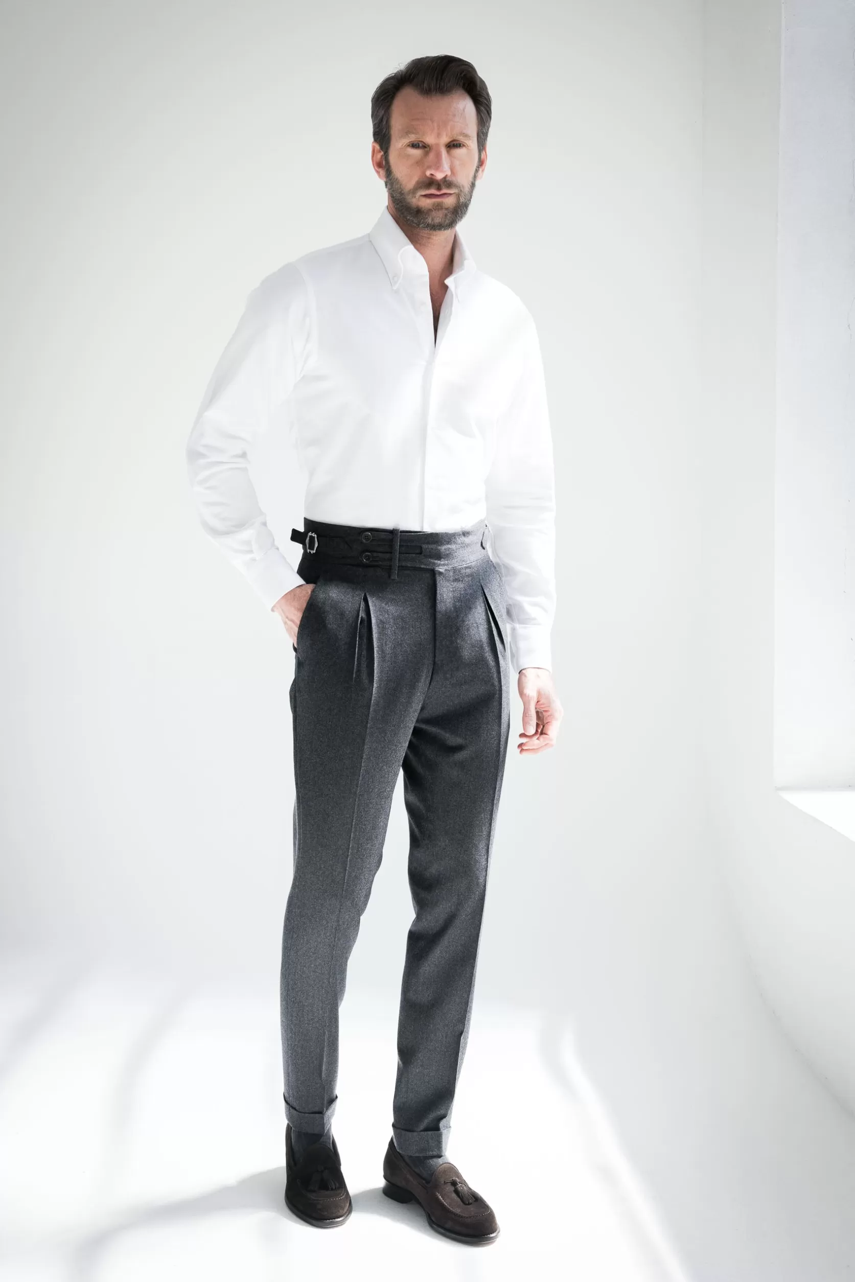 Pantalon En Flanelle e Limited Edition – Made In Italy>Pini Parma Discount