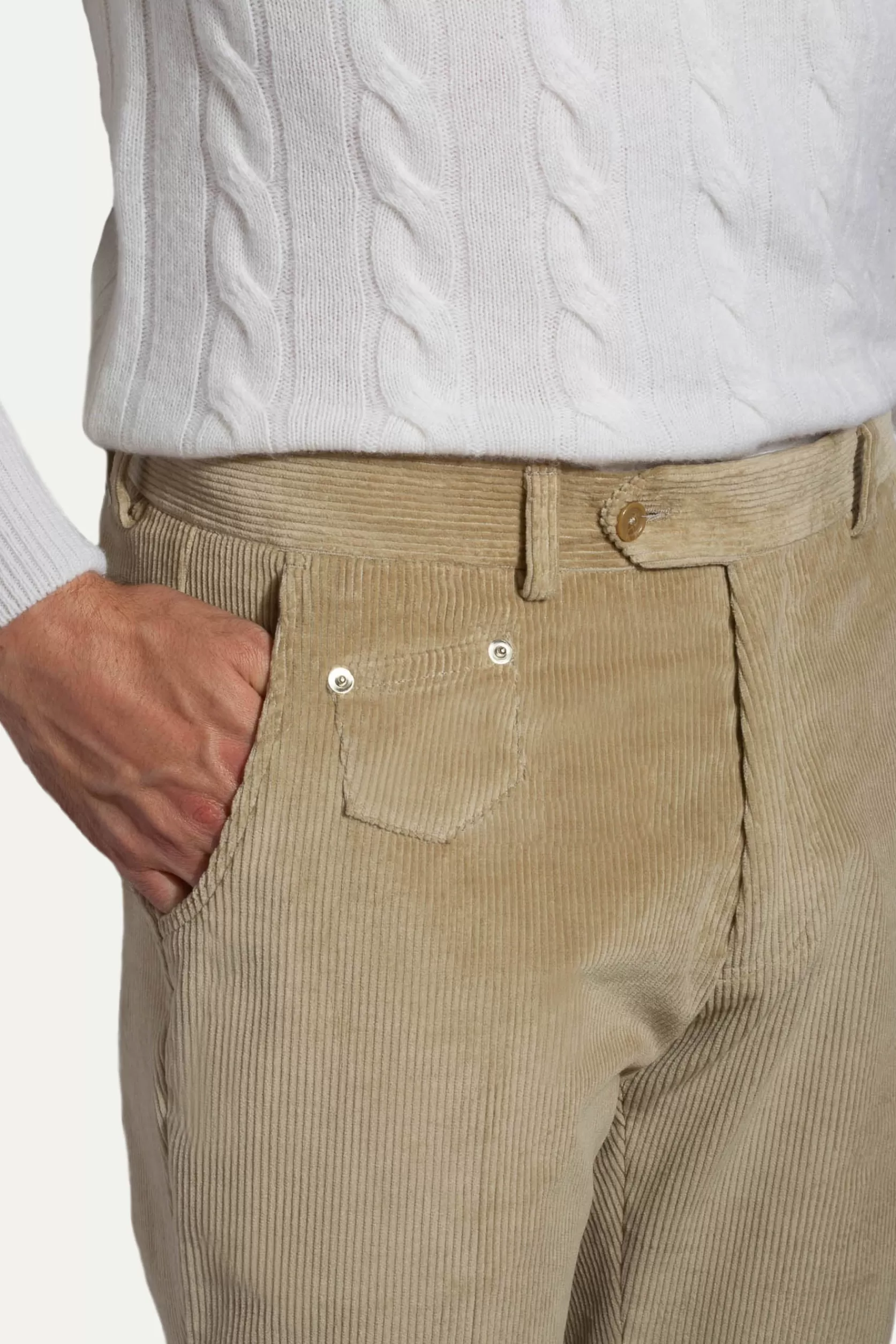 Pantalon Sirmione En Velours Côtelé - Made In Italy>Pini Parma Flash Sale
