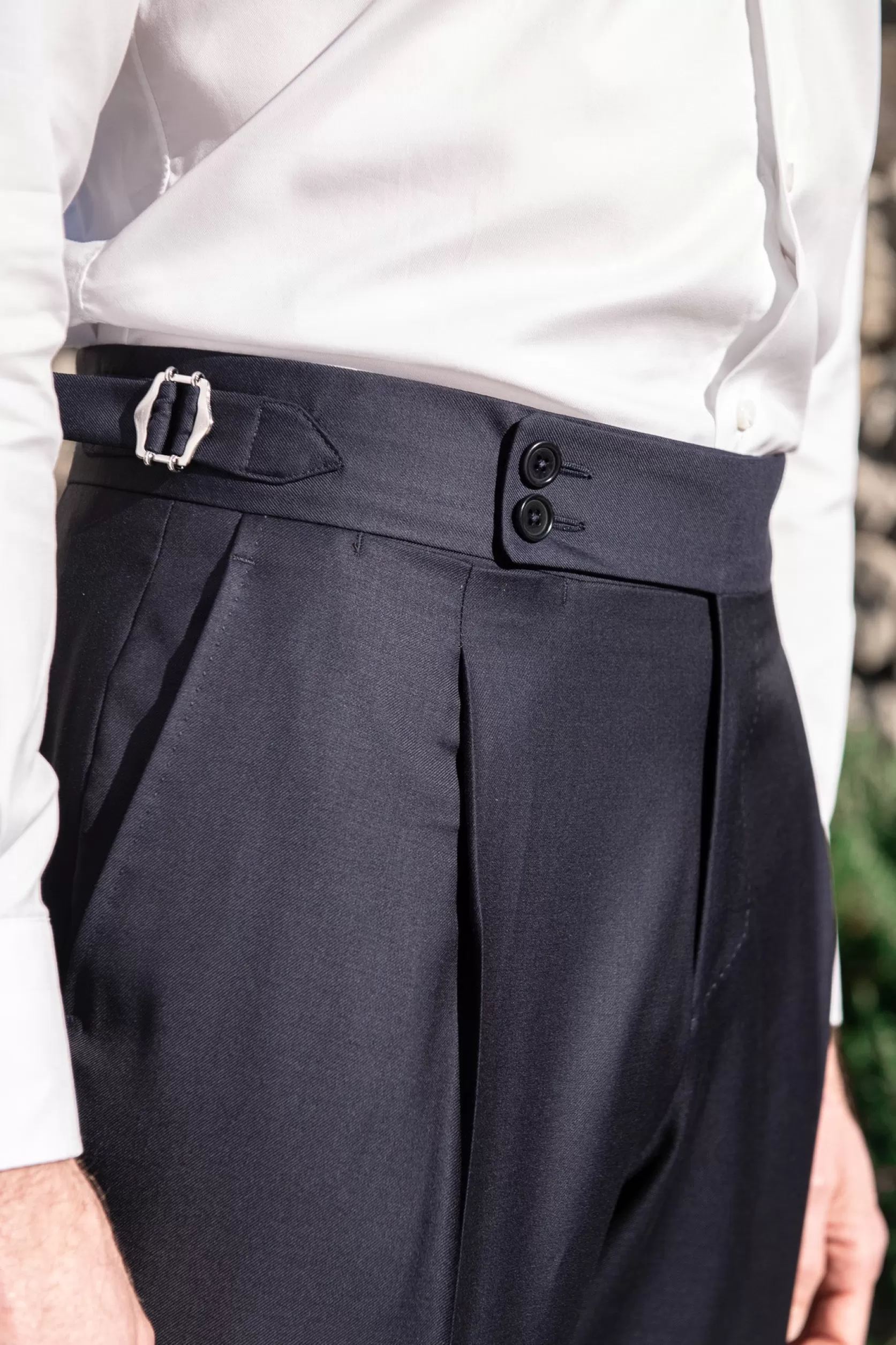 Pantalon Soragna Bleu - Made In Italy>Pini Parma Clearance