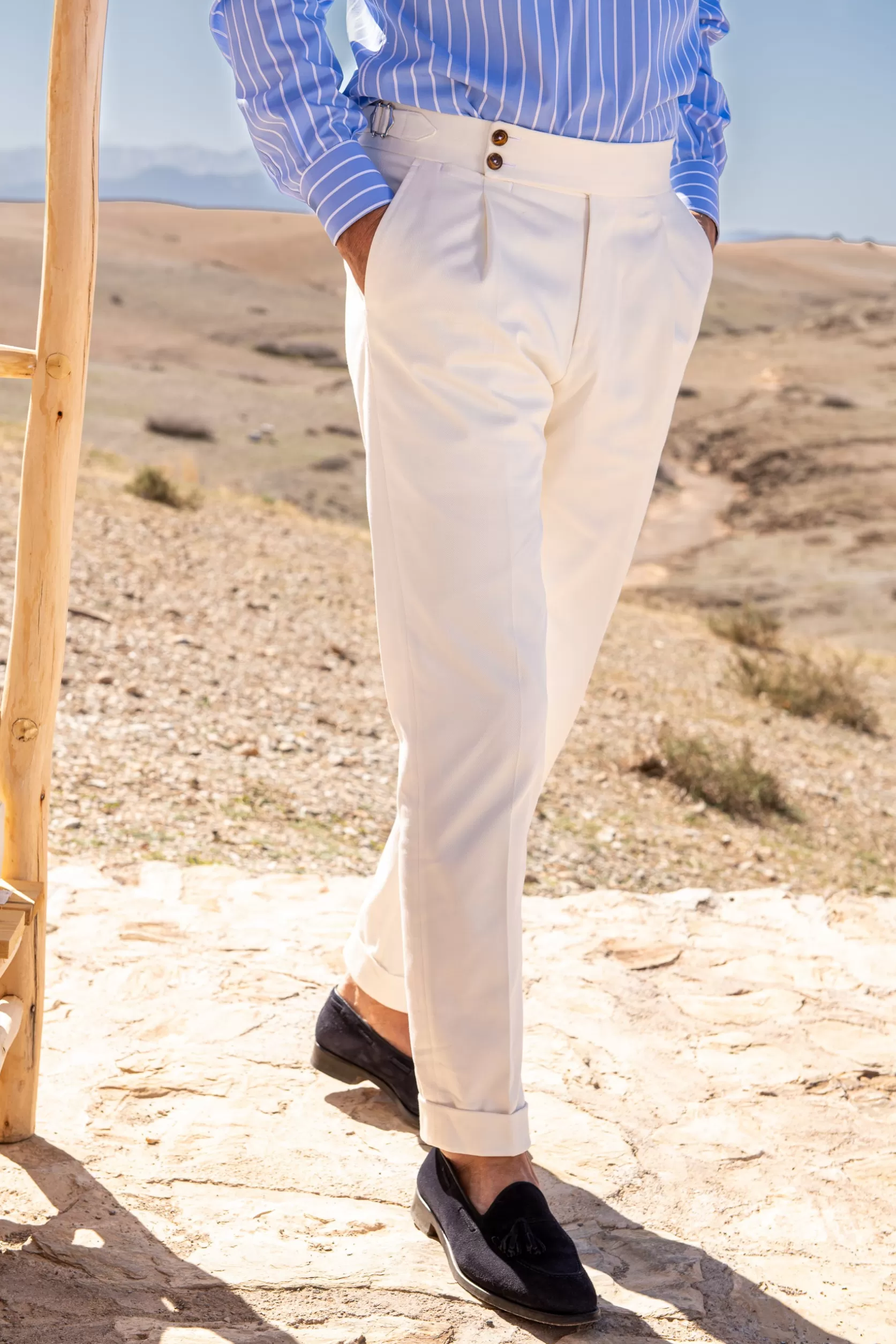 Pantalon Soragna En Coton - Made In Italy>Pini Parma Online