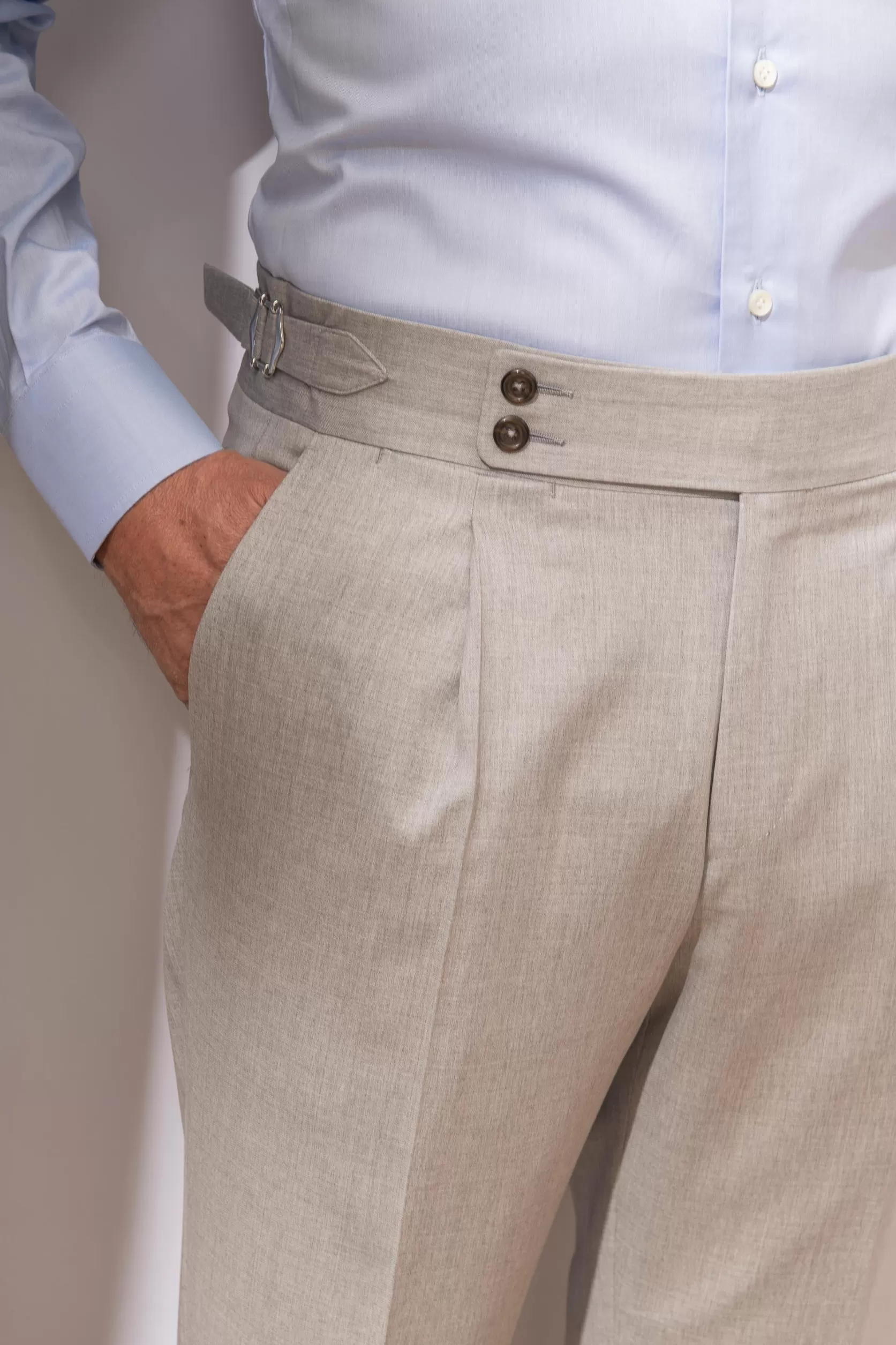 Pantalon Soragna Gris Clair - Made In Italy>Pini Parma Flash Sale