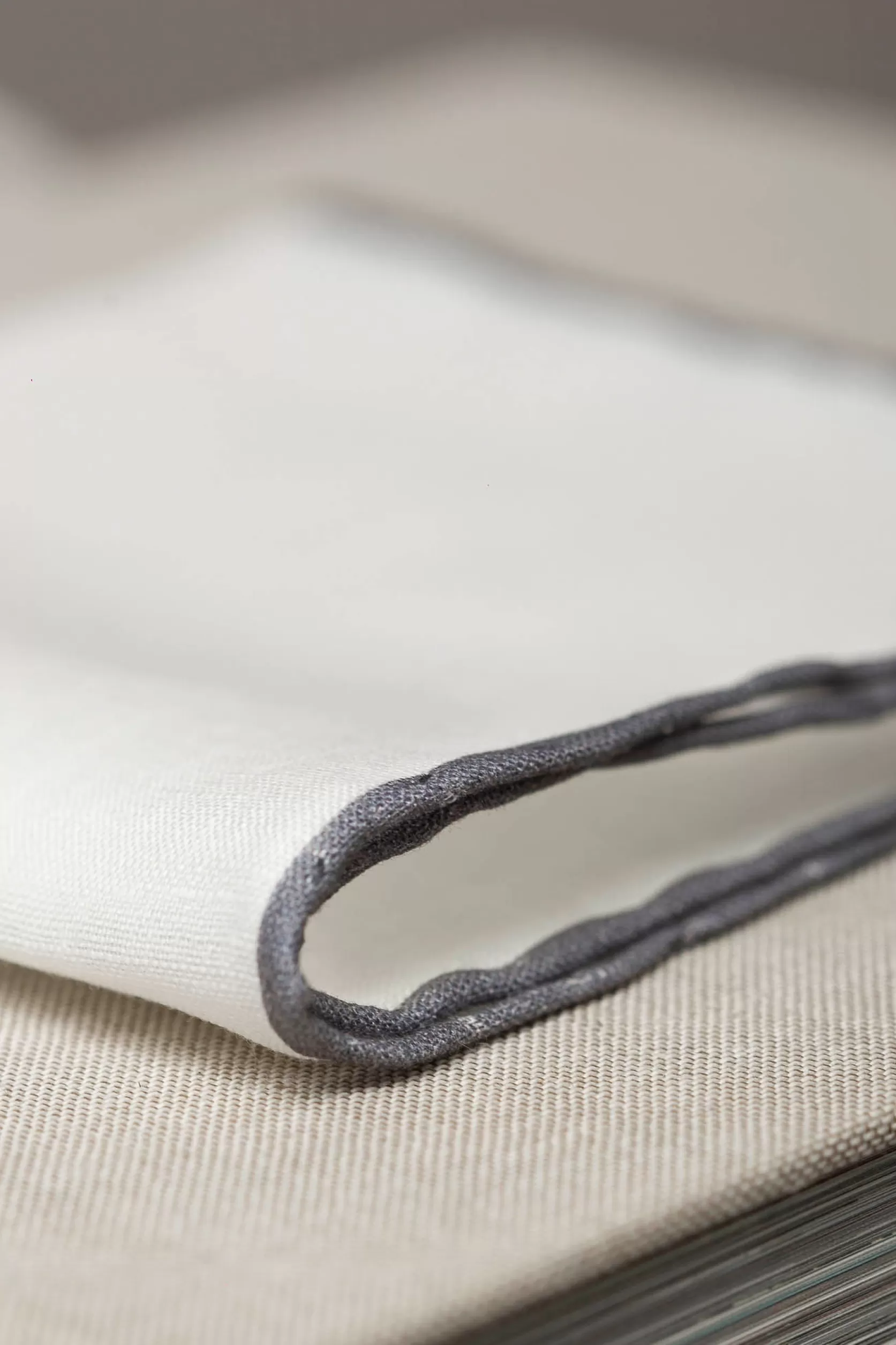 Pochette En Lin Blanc/ - Made In Italy>Pini Parma Sale