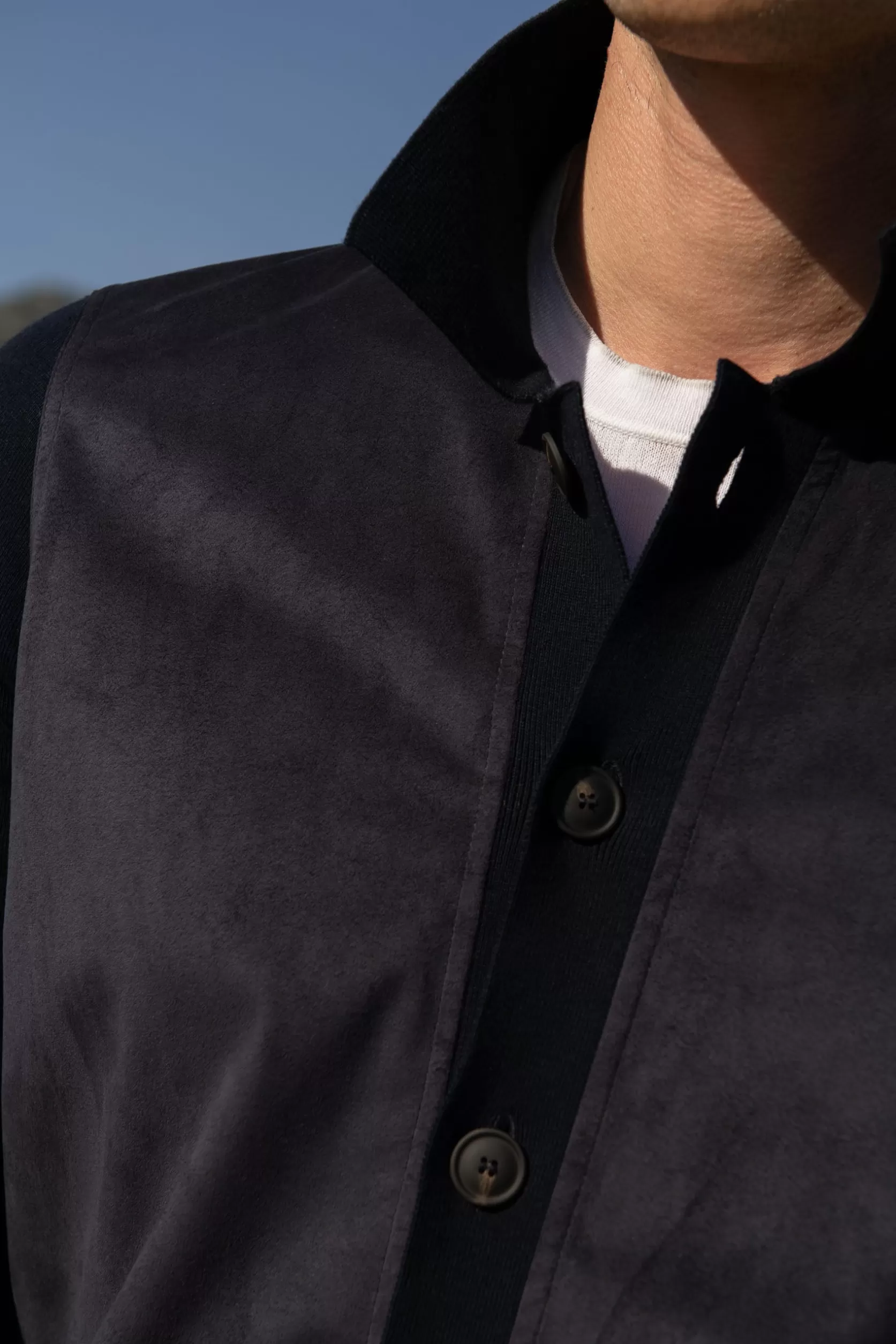 Polo En Alcantara - Made In Italy>Pini Parma Store