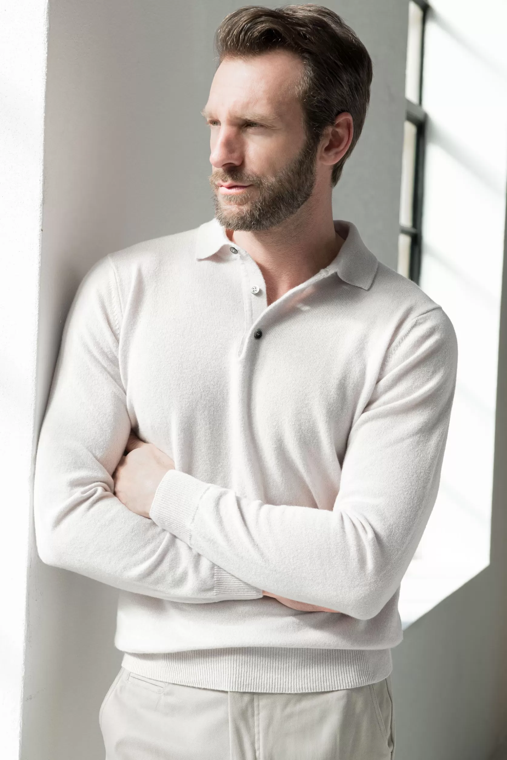 Polo En Cachemire Clair – Made In Italy>Pini Parma Discount