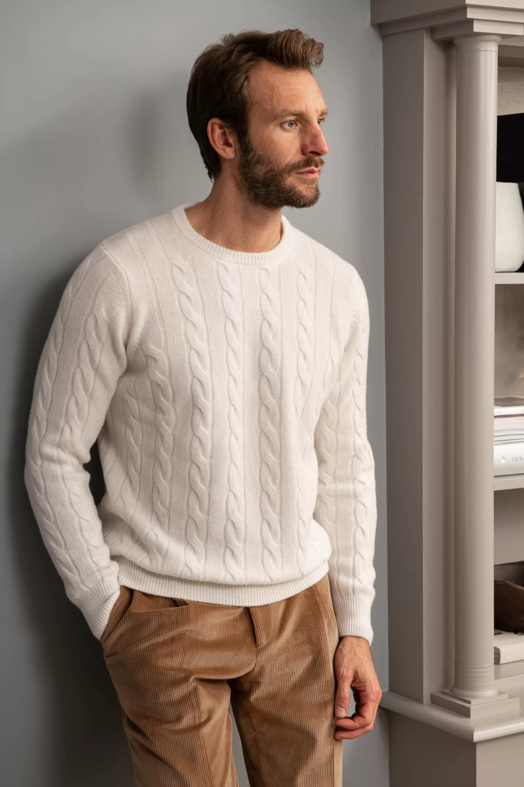 Pull En Maille Torsadée – Fabriqué En Italie>Pini Parma Outlet