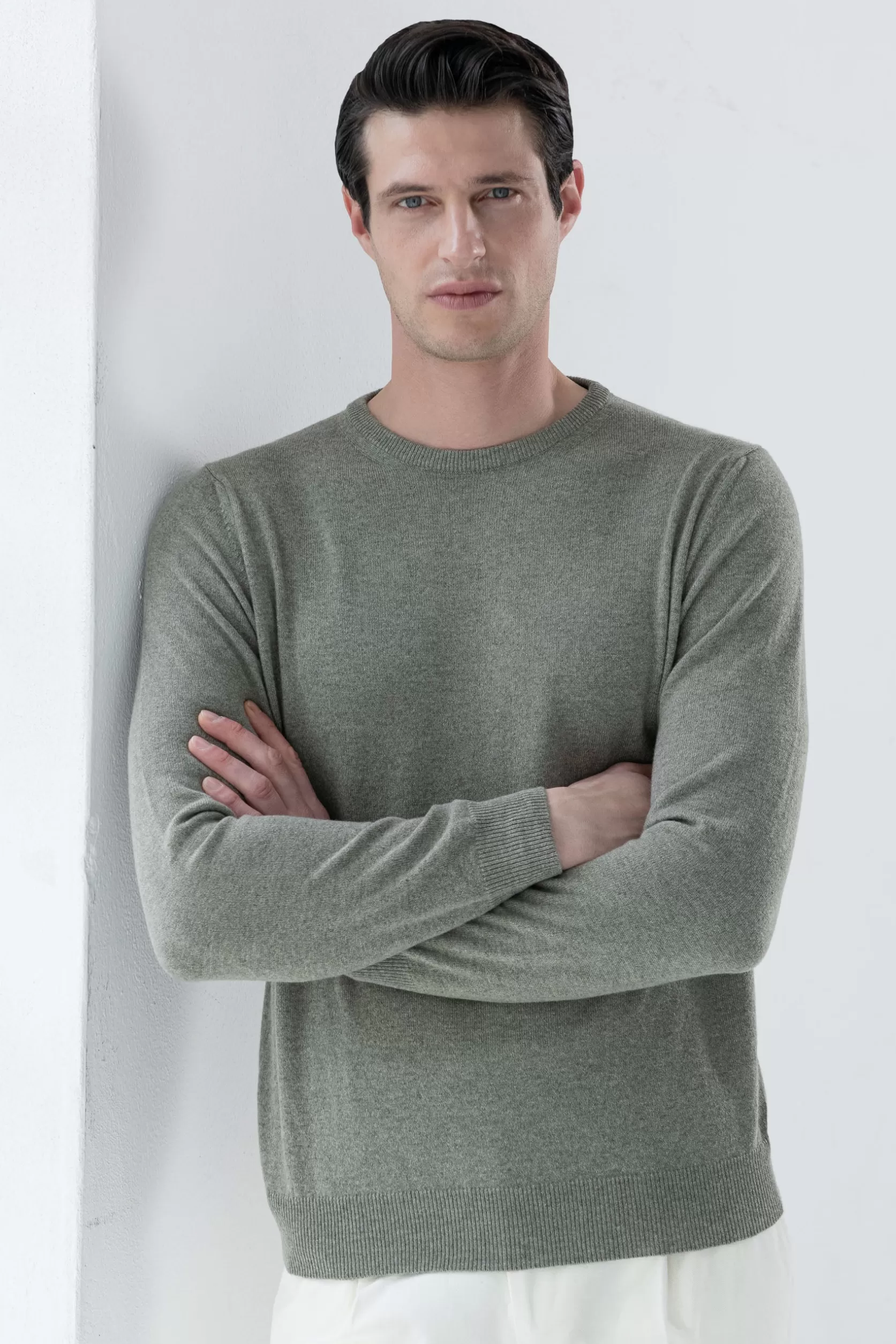 Pull Col Rond En Cachemire – Fabriqué En Italie>Pini Parma Outlet