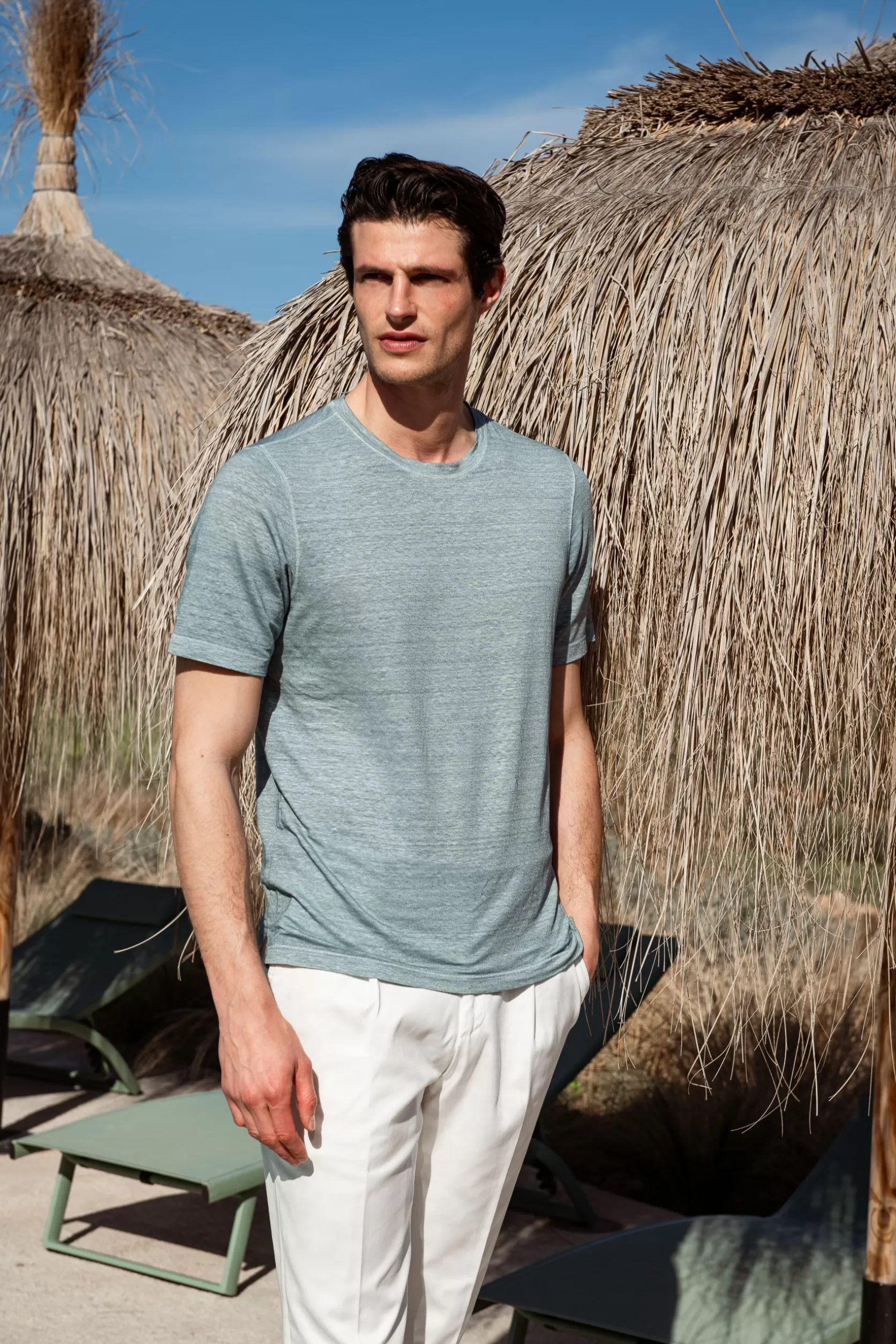 T-shirt En Lin - Made In Italy>Pini Parma Best