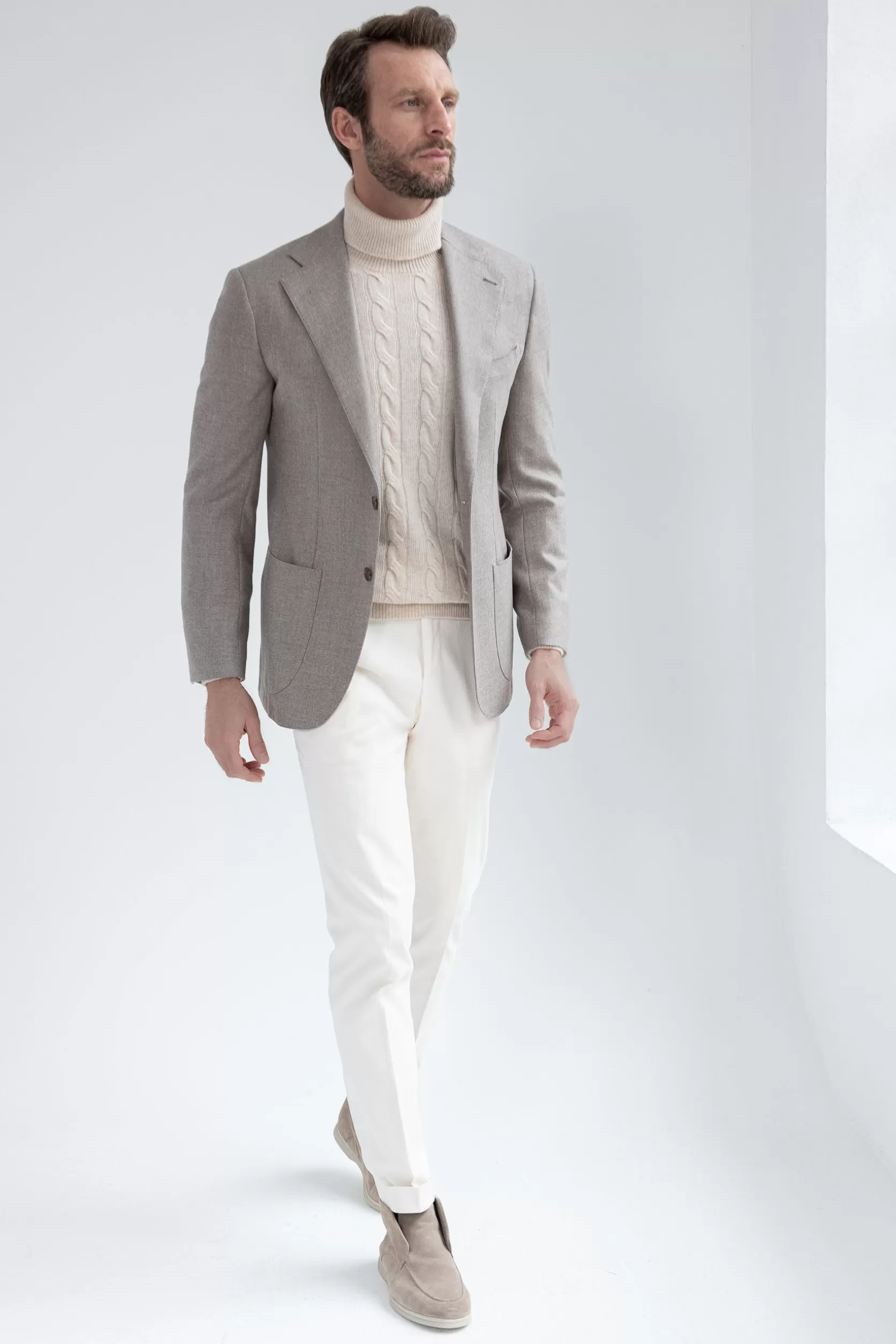 Veste En Laine Et Cachemire Loro Piana - Made In Italy>Pini Parma New