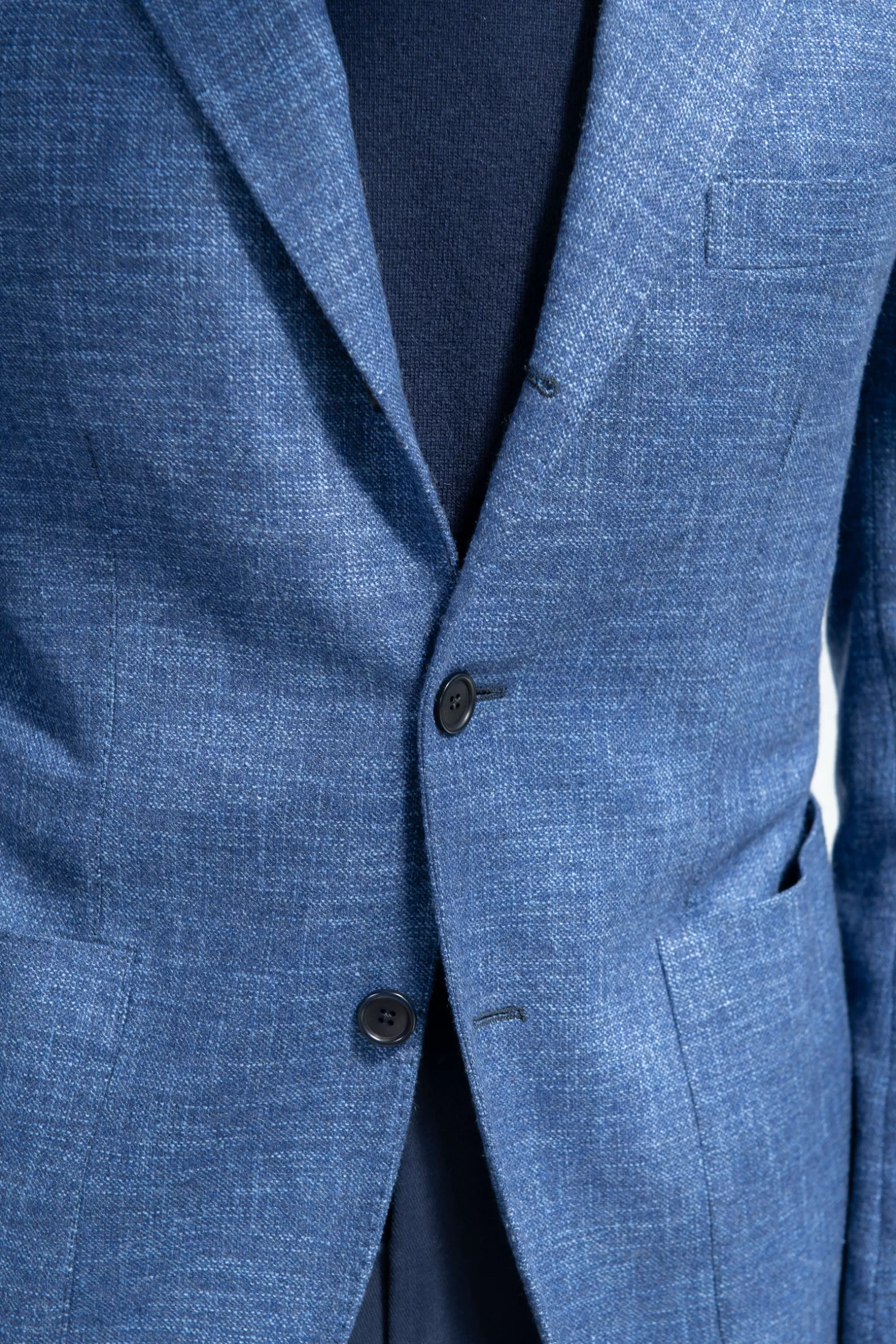 Veste Bleu Océan "Collection Capsule Napolitaine" - Made In Italy>Pini Parma Discount