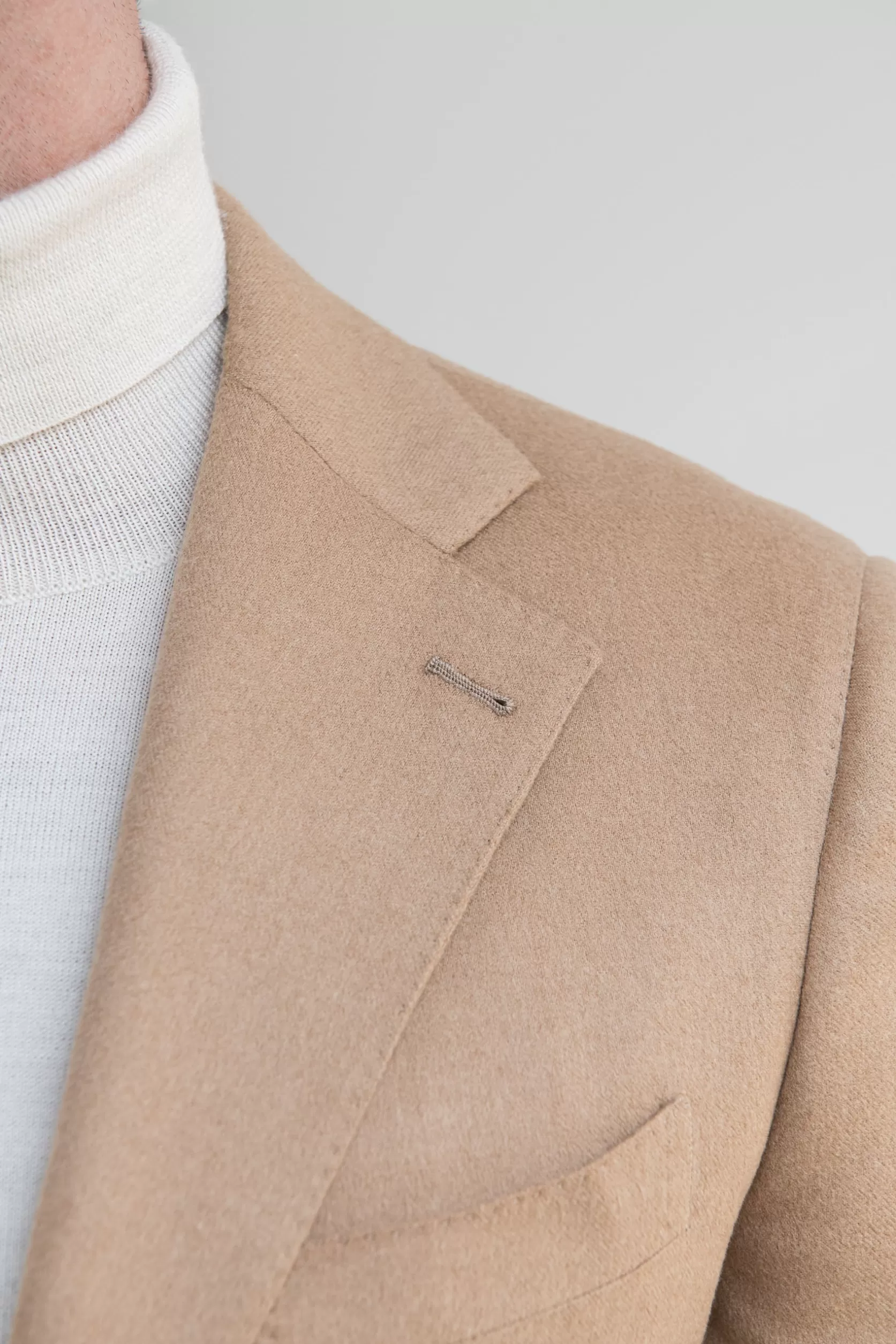 Veste Camel En Tissu Loro Piana - Made In Italy>Pini Parma Online