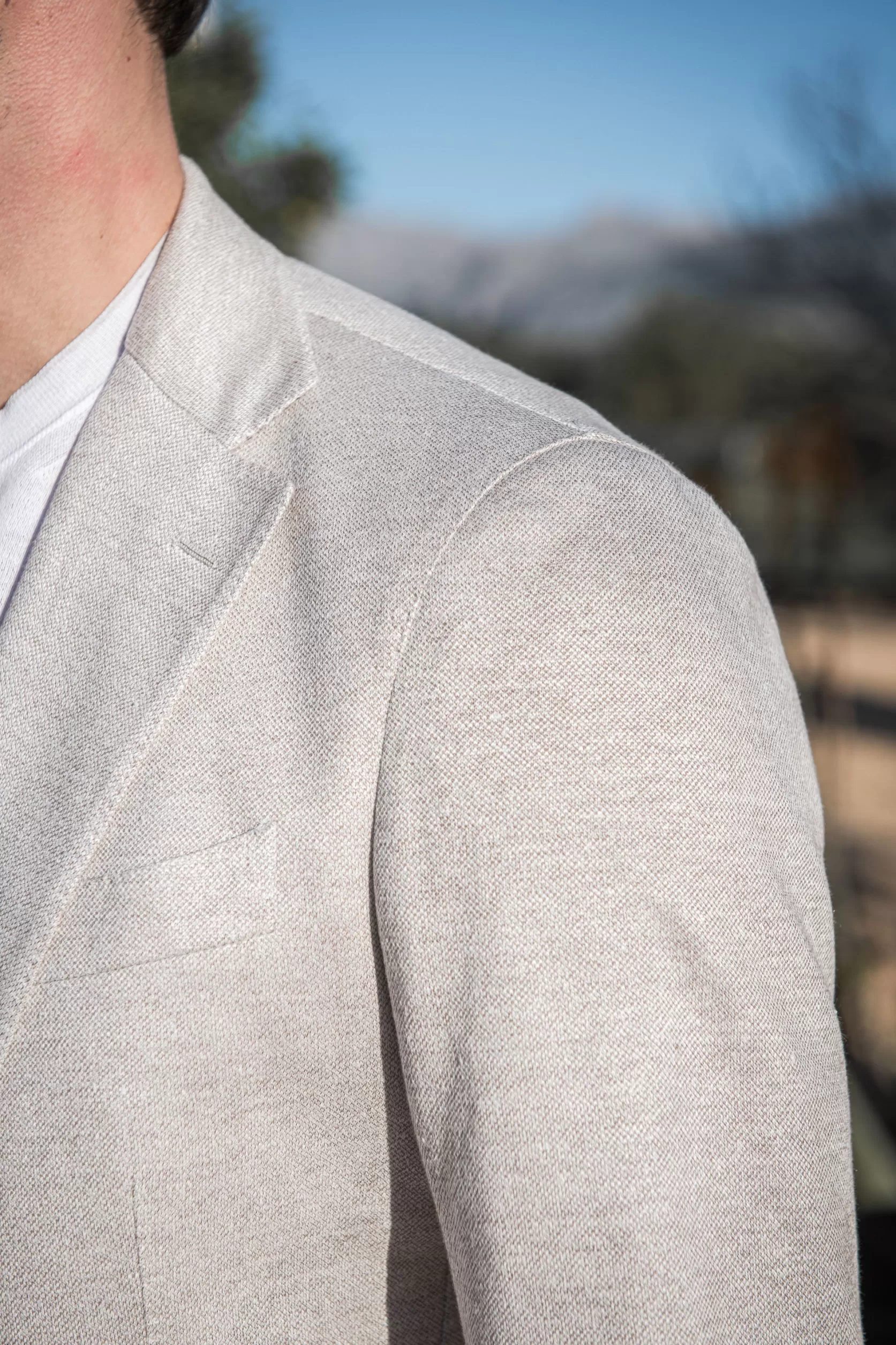 Veste En Jersey Beige - Made In Italy>Pini Parma Cheap
