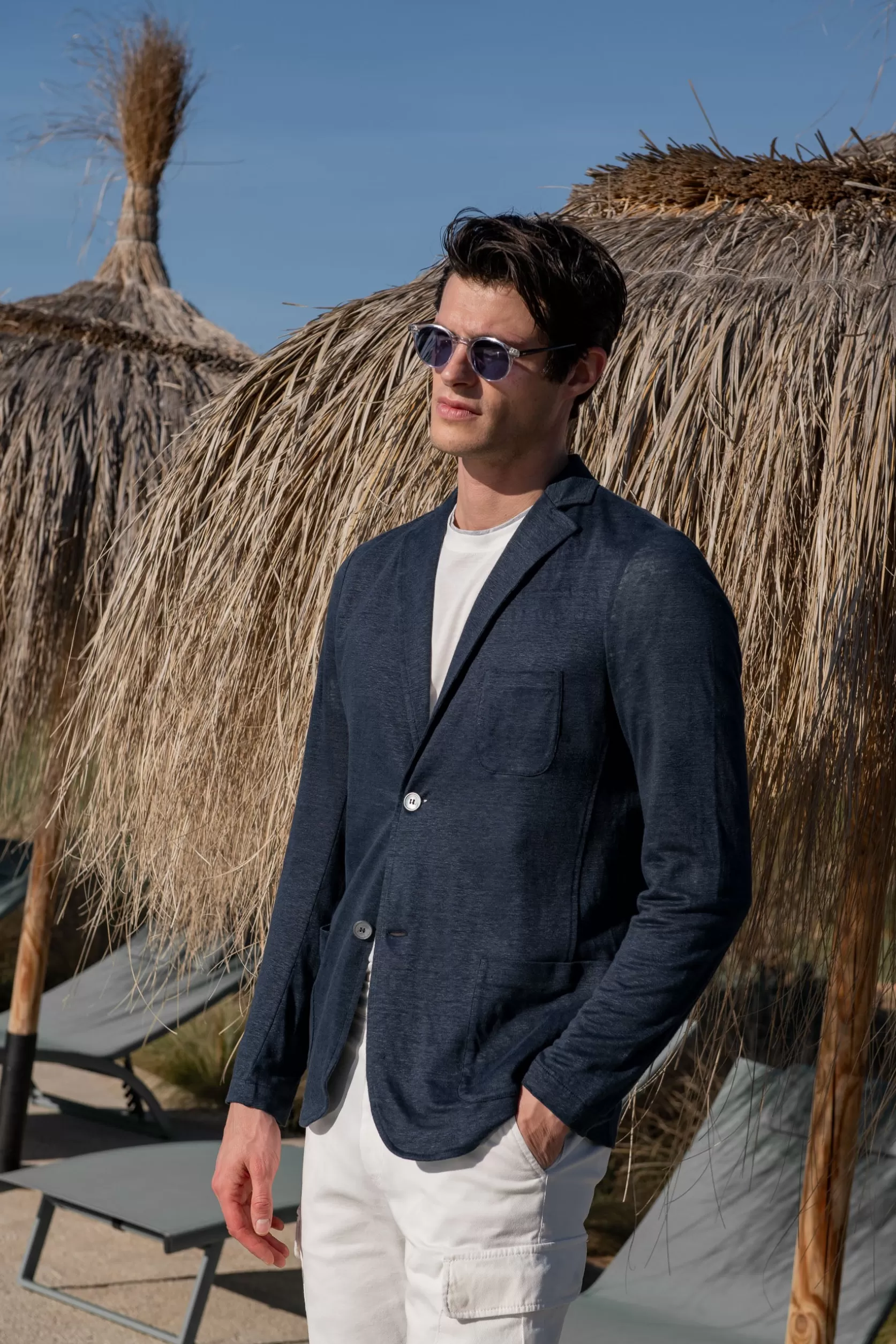 Veste En Tricot De Lin - Made In Italy>Pini Parma Outlet