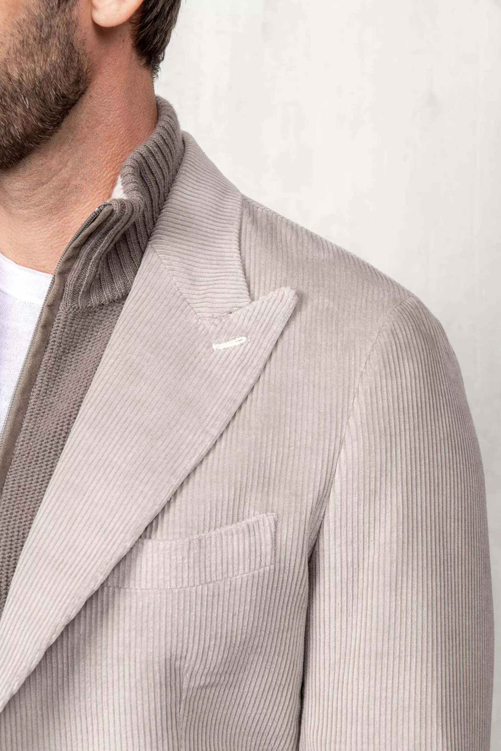 Veste En Velours Côtelé - Made In Italy>Pini Parma Flash Sale