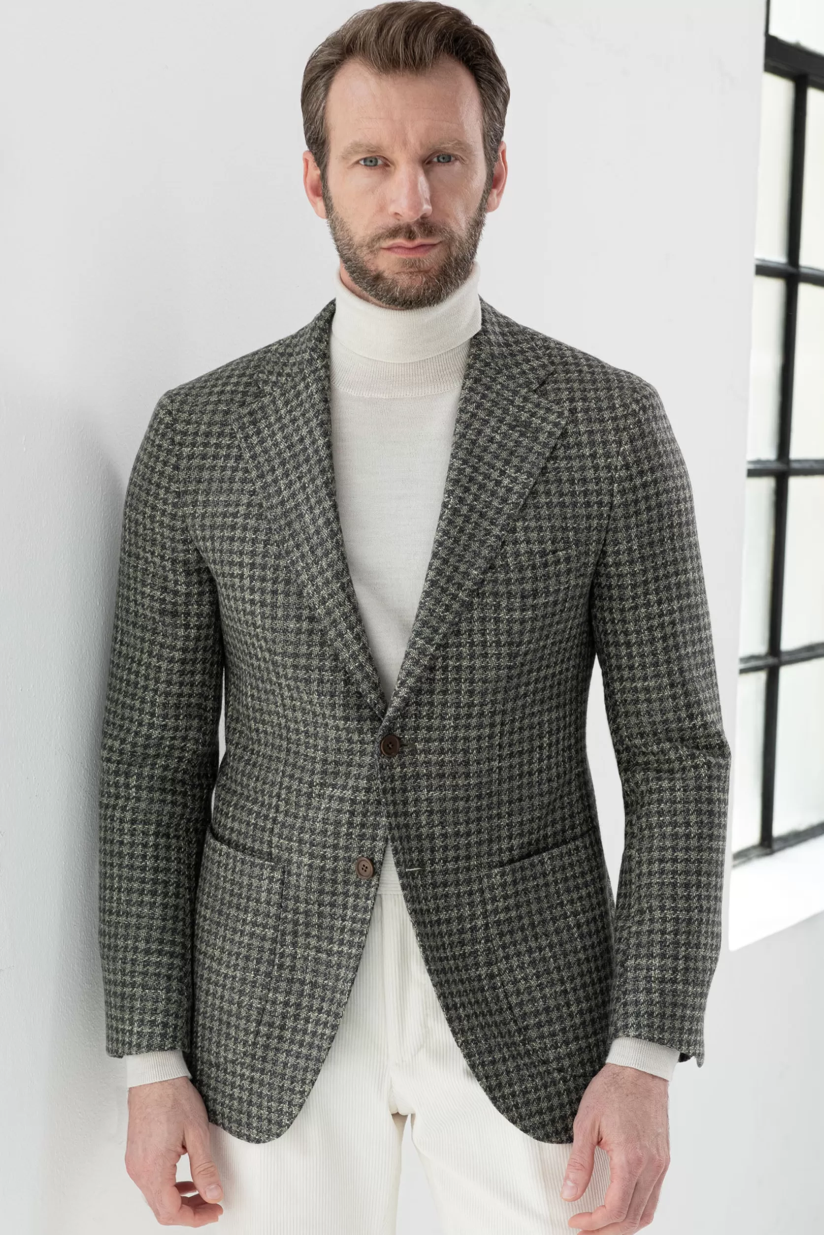 Veste Pied-de-poule - Made In Italy>Pini Parma Cheap