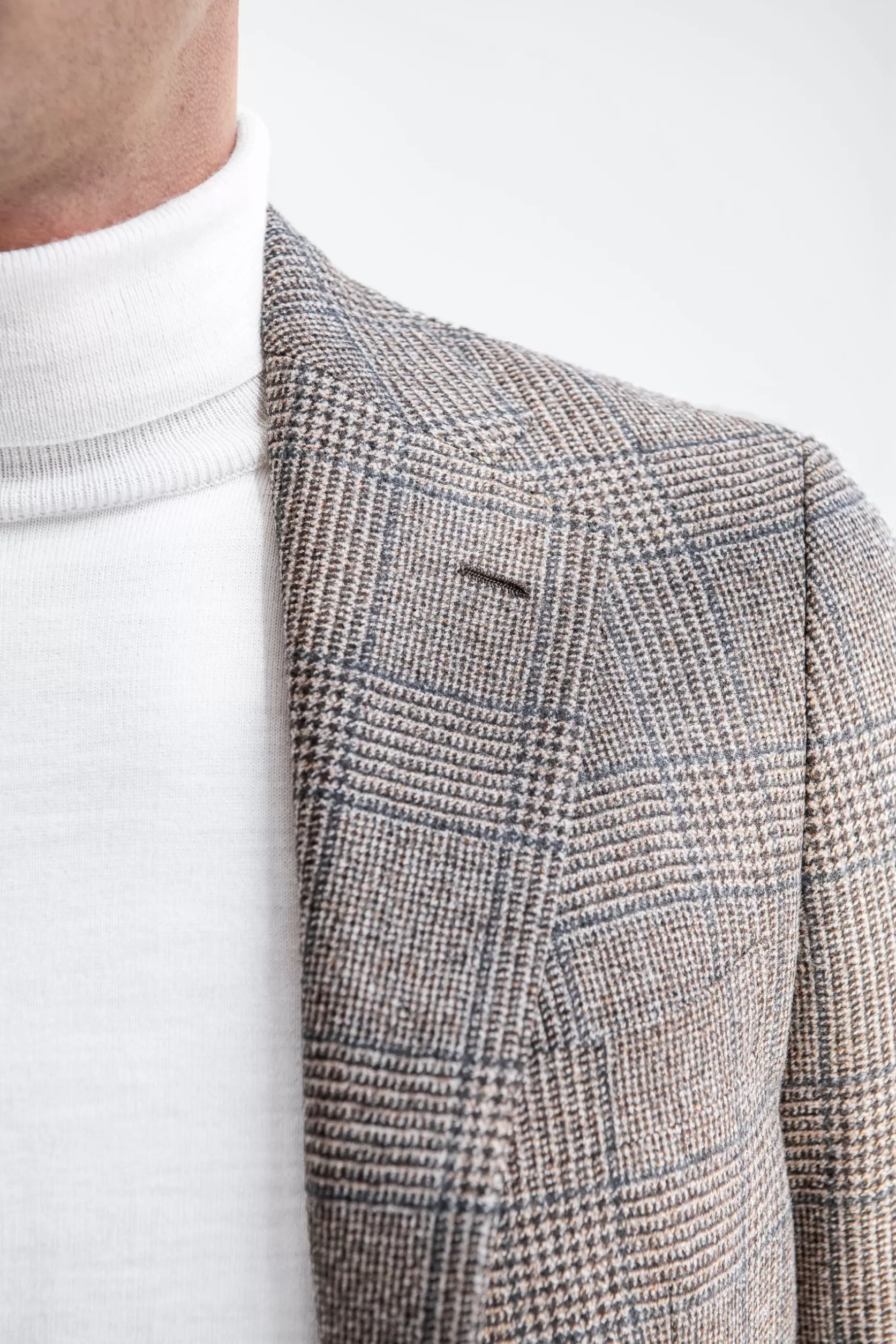 Veste Prince De Galles Marron - Made In Italy>Pini Parma Flash Sale