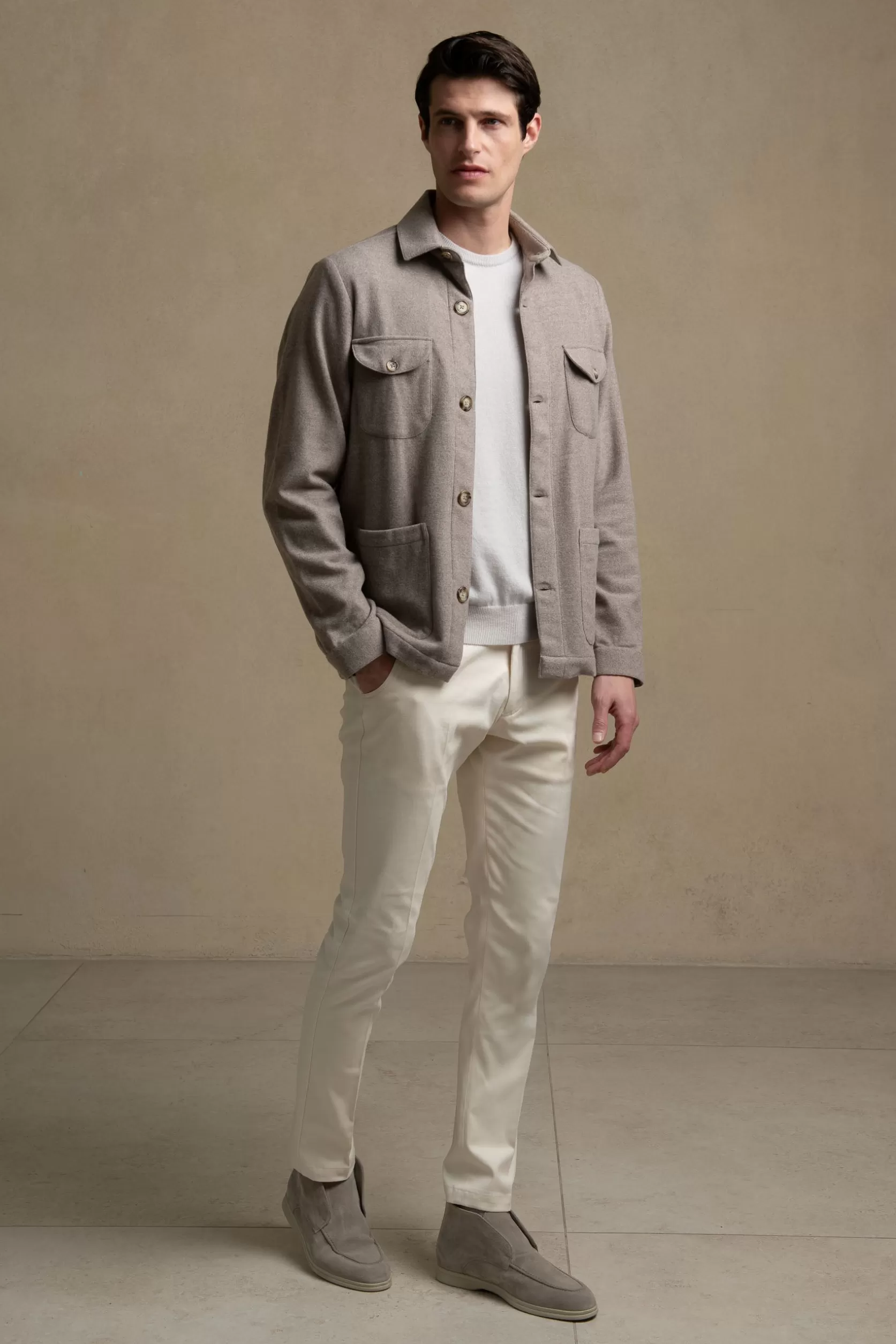 Veste Safari Flanelle Super 180s – Made In Italy>Pini Parma Outlet