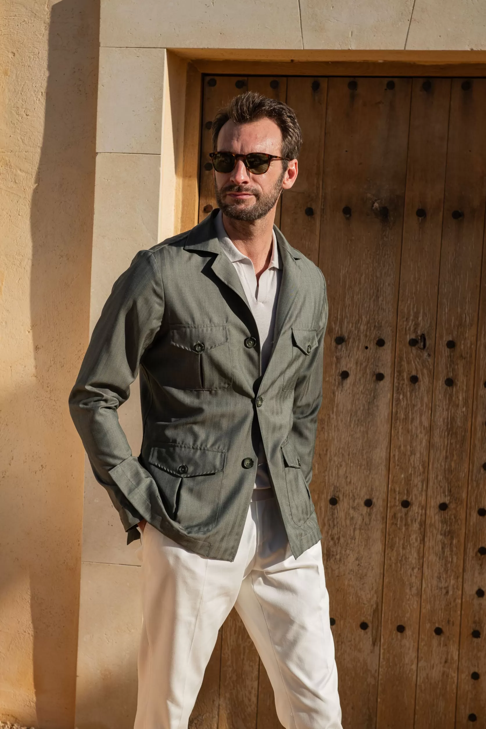 Veste Safari Solaro Verte – Made In Italy>Pini Parma Online
